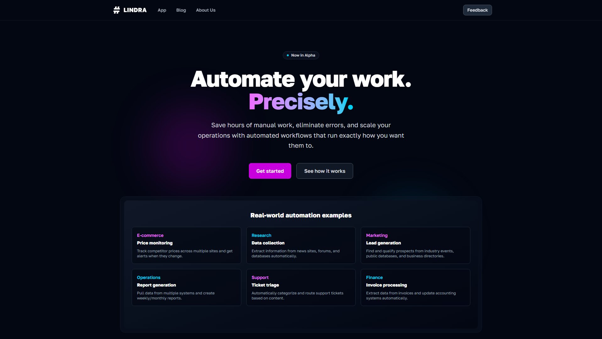 Lindra.ai Lindra.ai Interface & Screenshots
