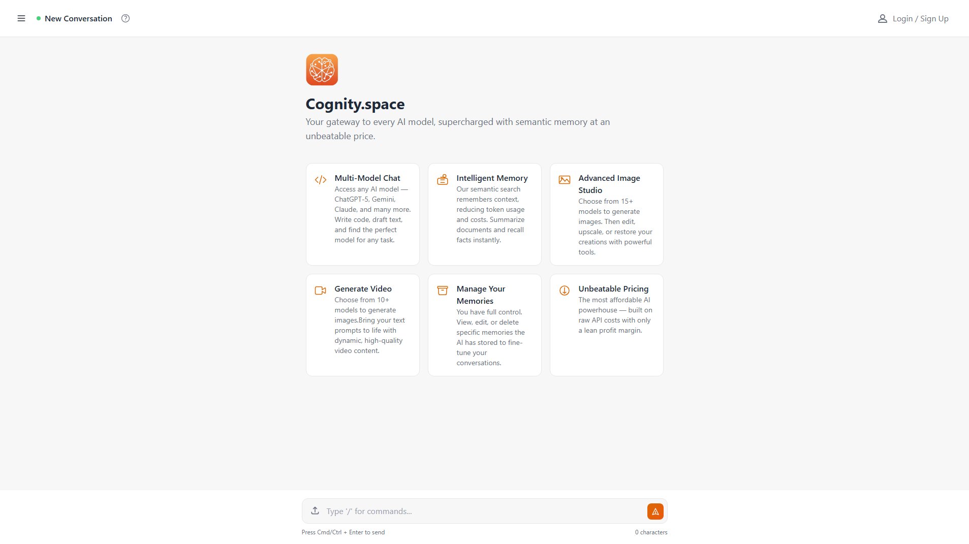 Cognity.space Screenshot Cognity.space Screenshot