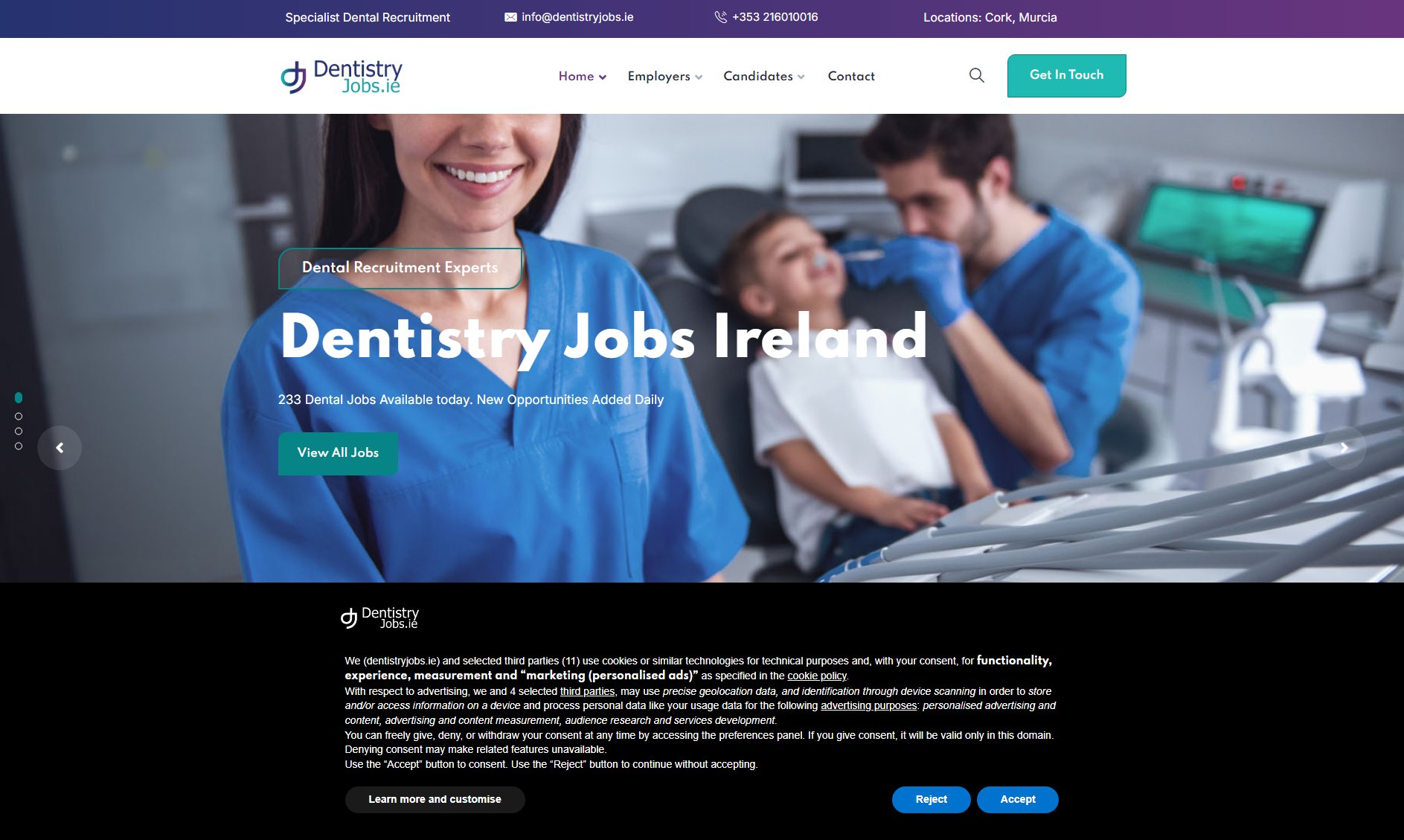 Dentistry Jobs Ireland Screenshot