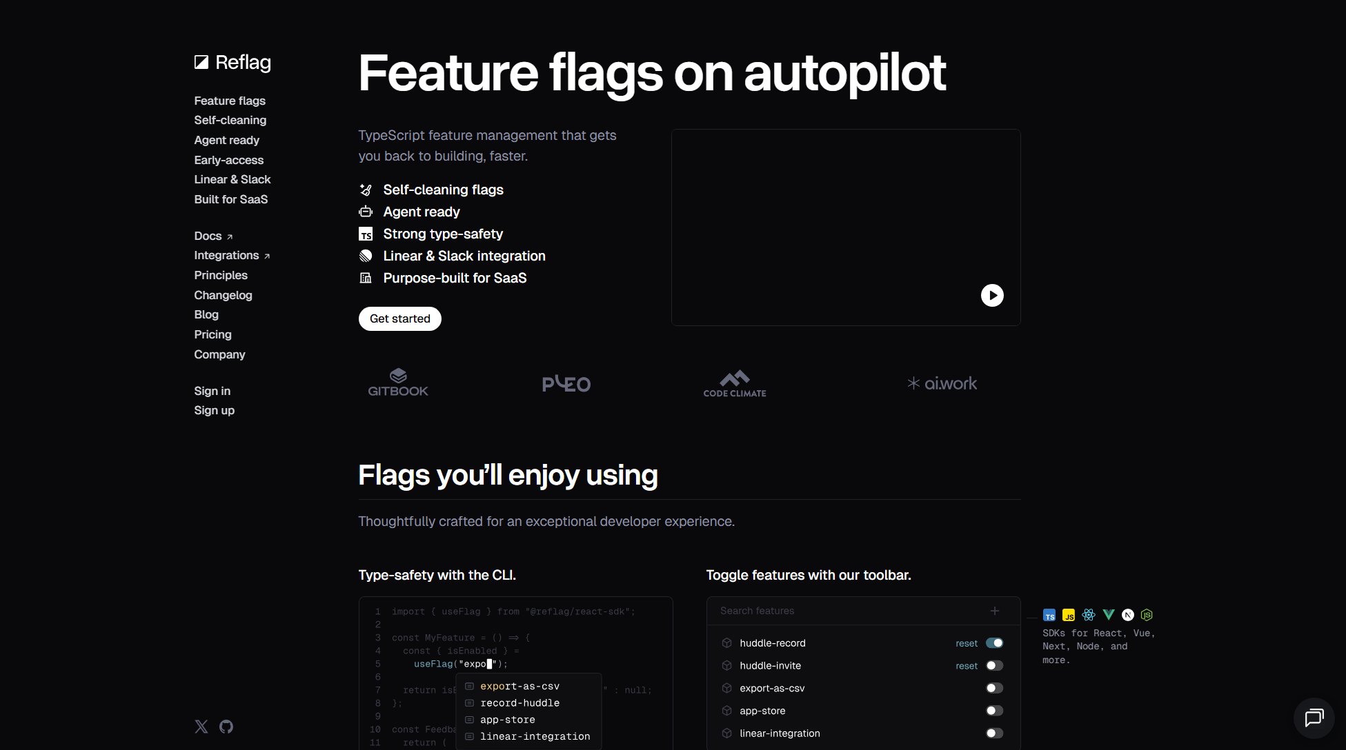 Reflag Reflag Interface & Screenshots