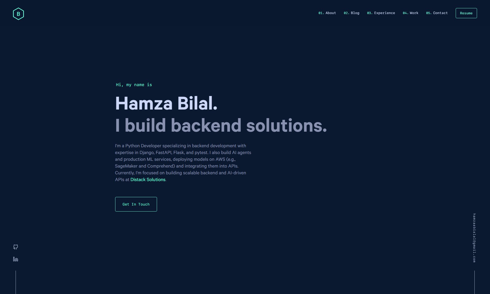 Hamza Bilal Screenshot