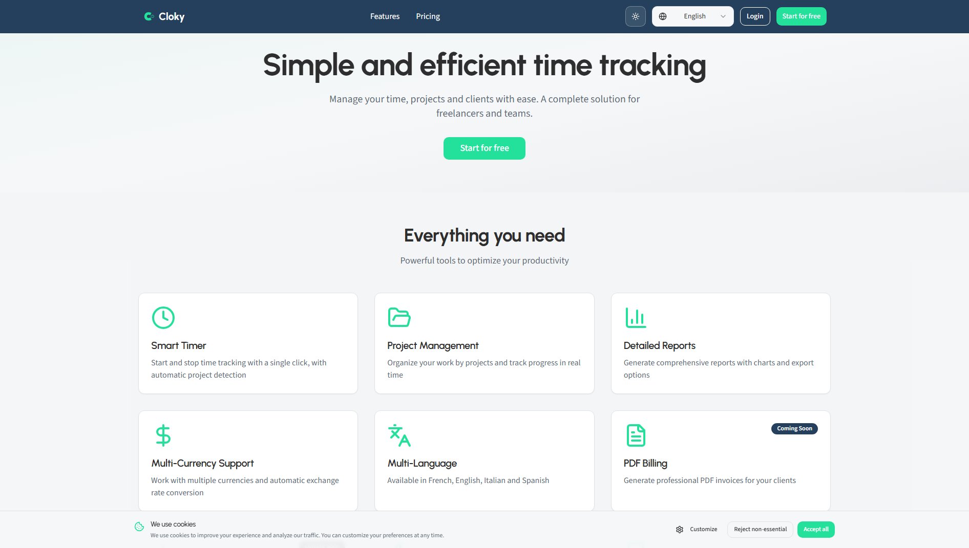 Cloky Cloky Interface & Screenshots Cloky Cloky Interface & Screenshots