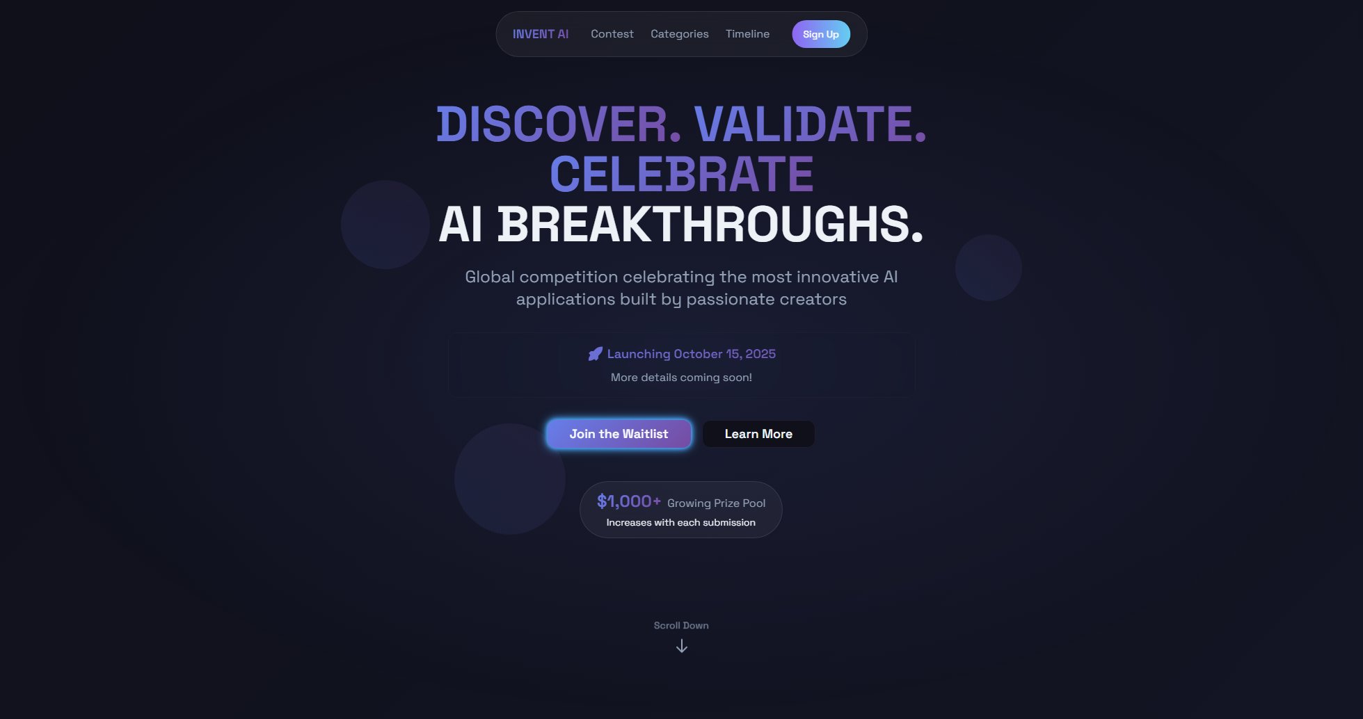 INVENT AI Screenshot