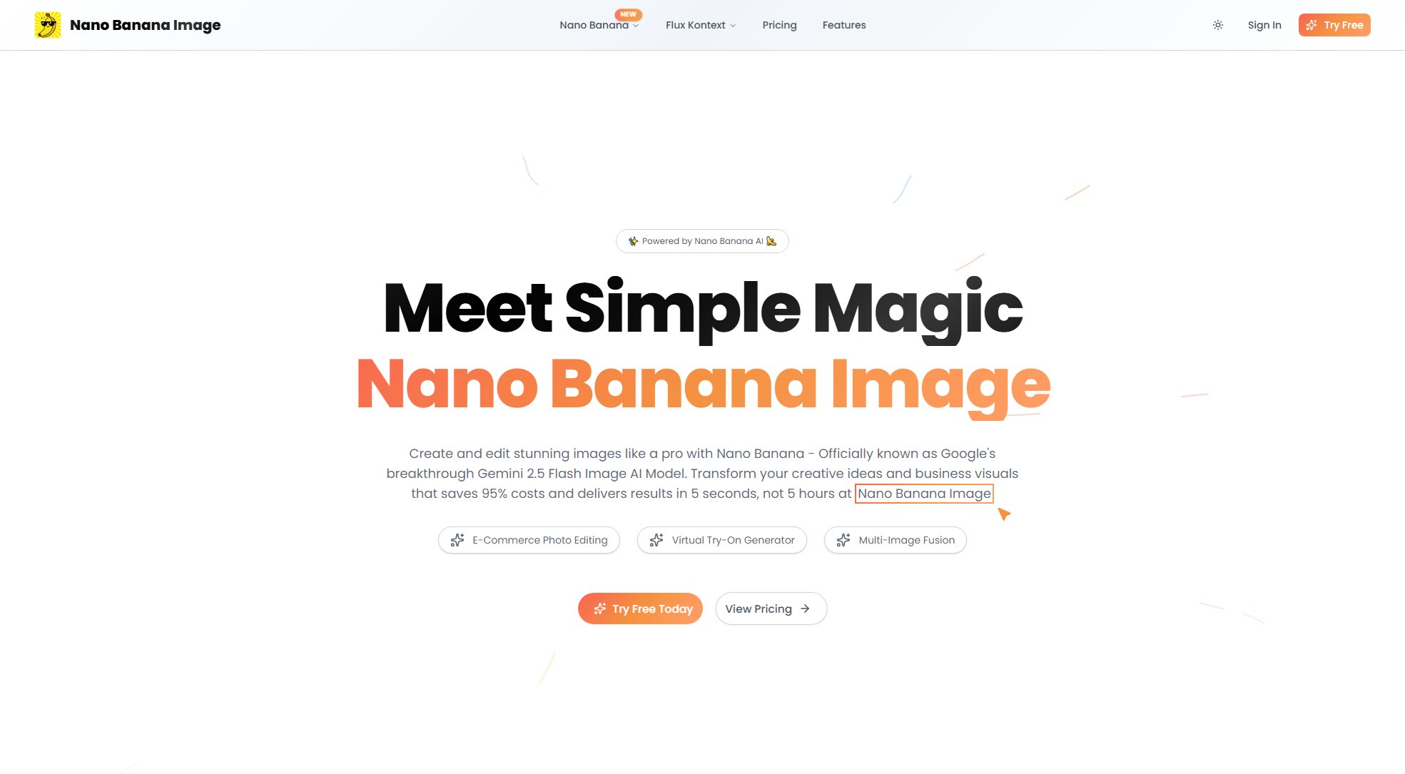 Nano Banana - Gemini 2.5 Flash Image Screenshot Nano Banana - Gemini 2.5 Flash Image Screenshot