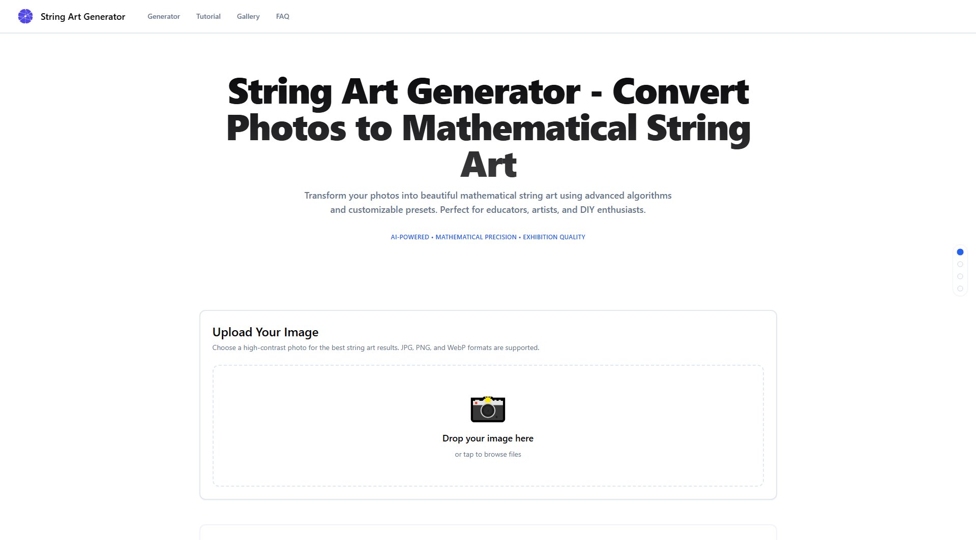 String Art Generator Screenshot