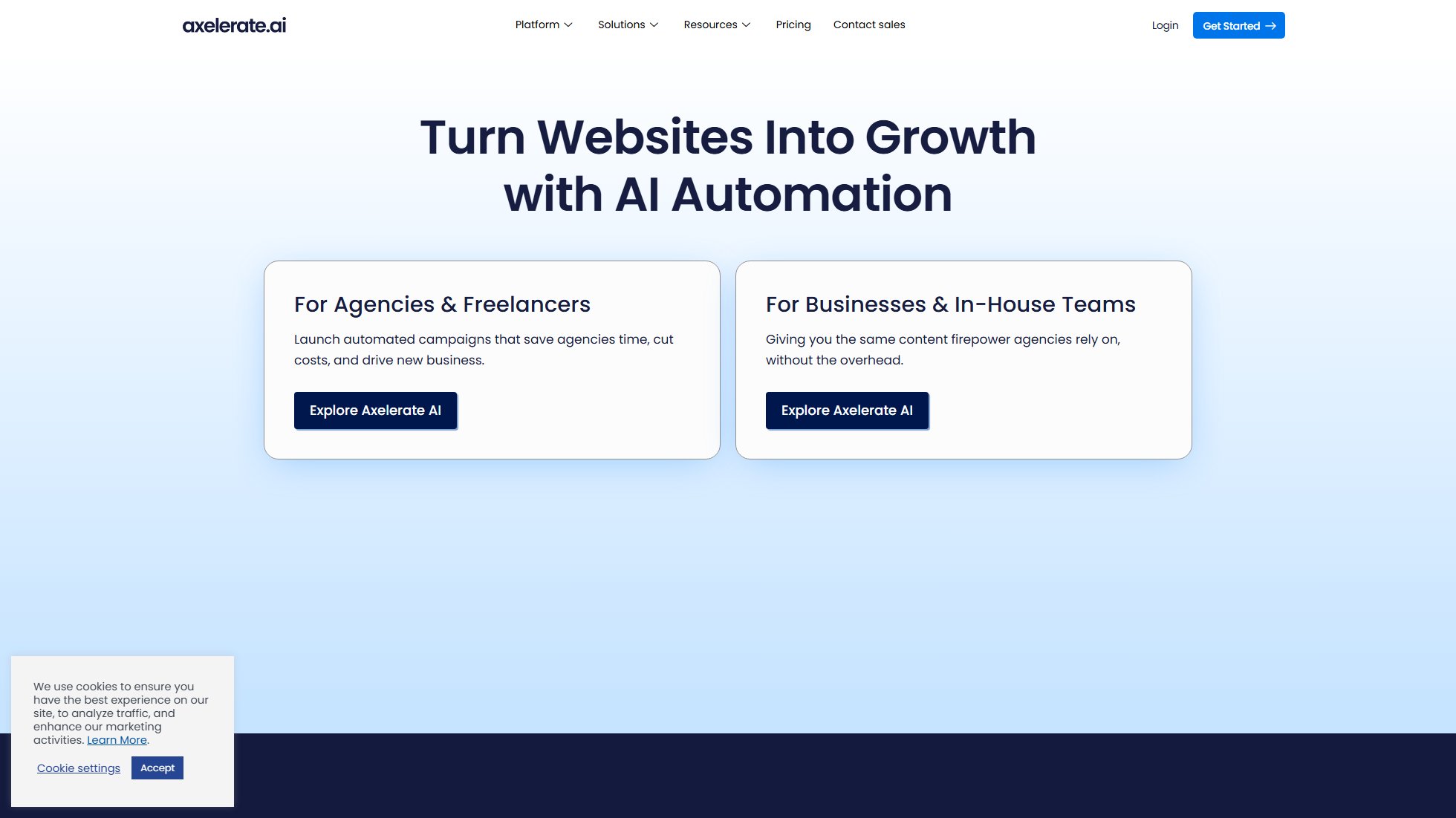 Axelerate AI Axelerate AI Interface & Screenshots Axelerate AI Axelerate AI Interface & Screenshots