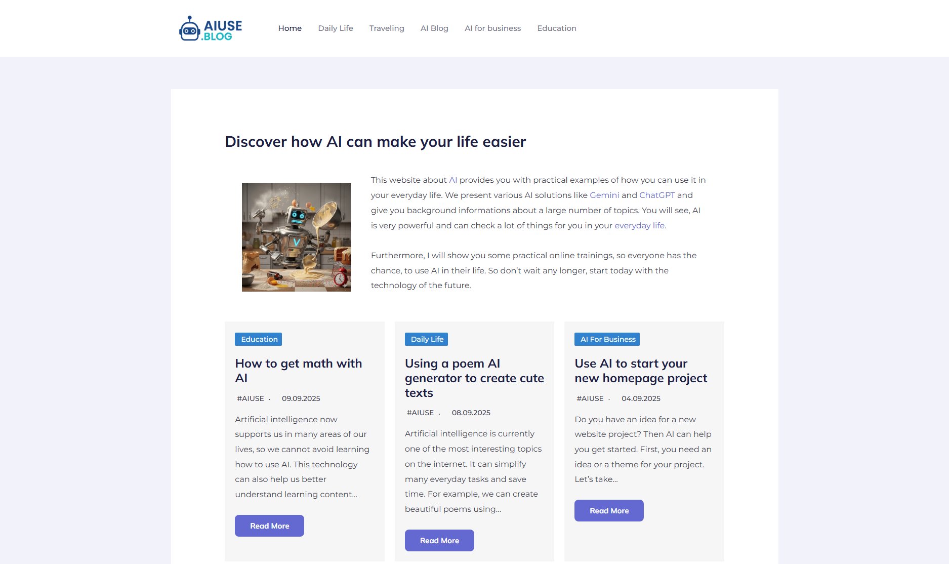 AIuse.blog Screenshot