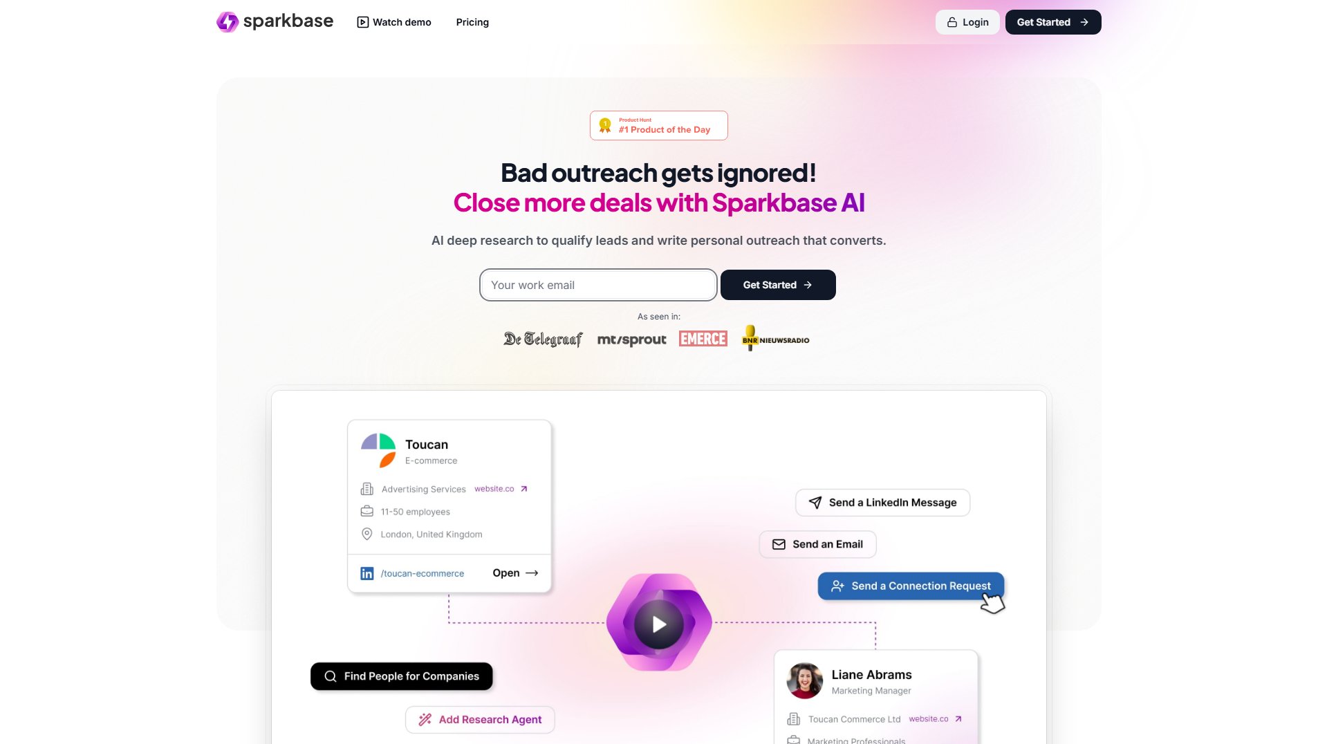 Sparkbase.ai Sparkbase.ai Interface & Screenshots