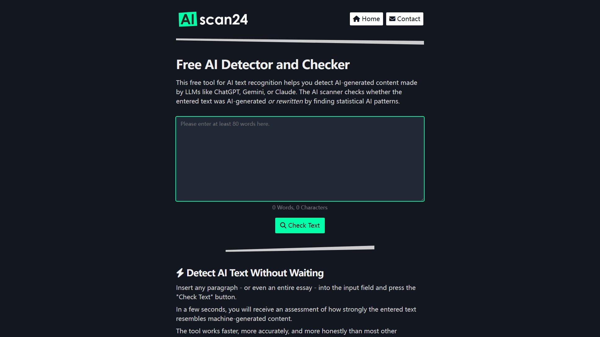 AIscan24 AIscan24 Interface & Screenshots AIscan24 AIscan24 Interface & Screenshots