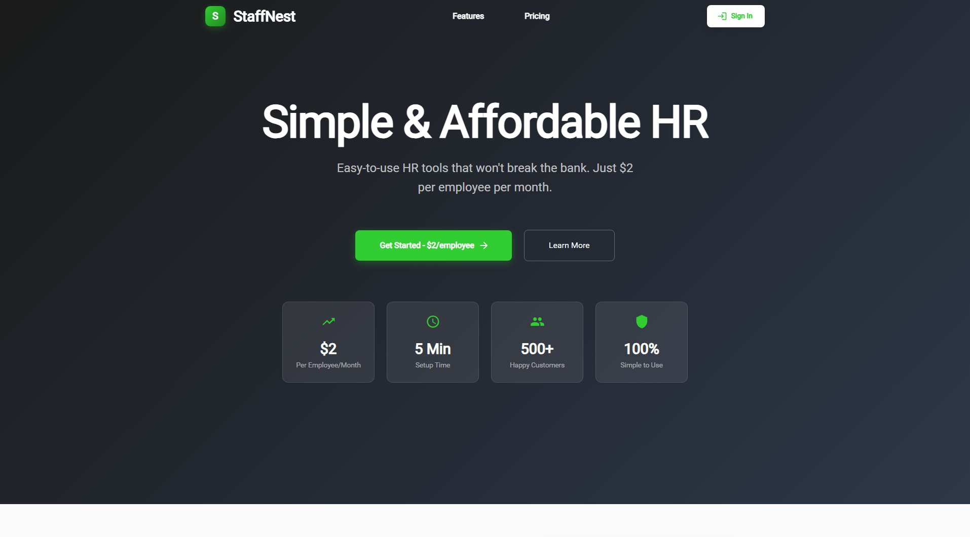 StaffNest Screenshot