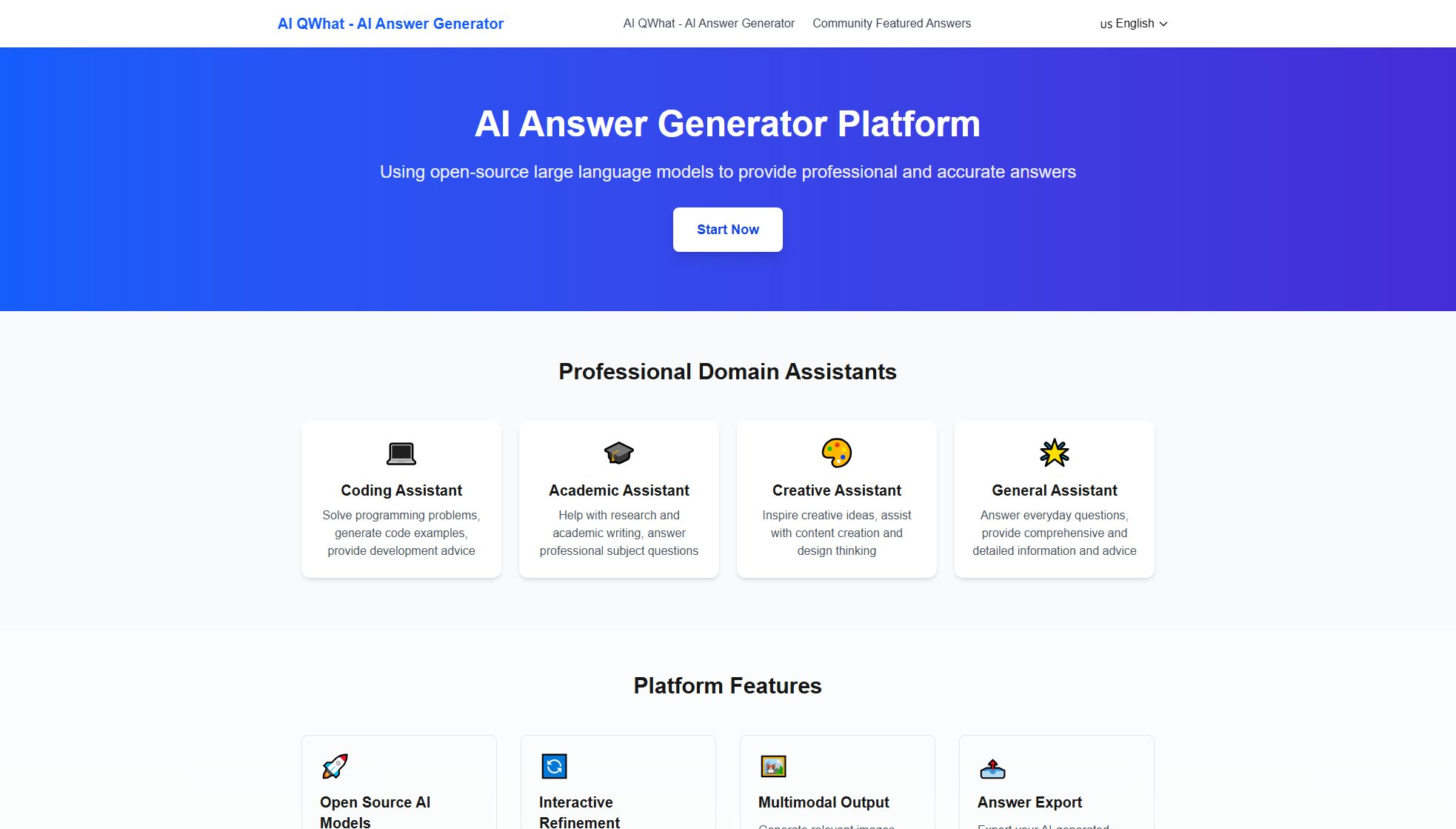 AI QWhat - AI Answer Generator AI QWhat - AI Answer Generator Interface & Screenshots AI QWhat - AI Answer Generator AI QWhat - AI Answer Generator Interface & Screenshots