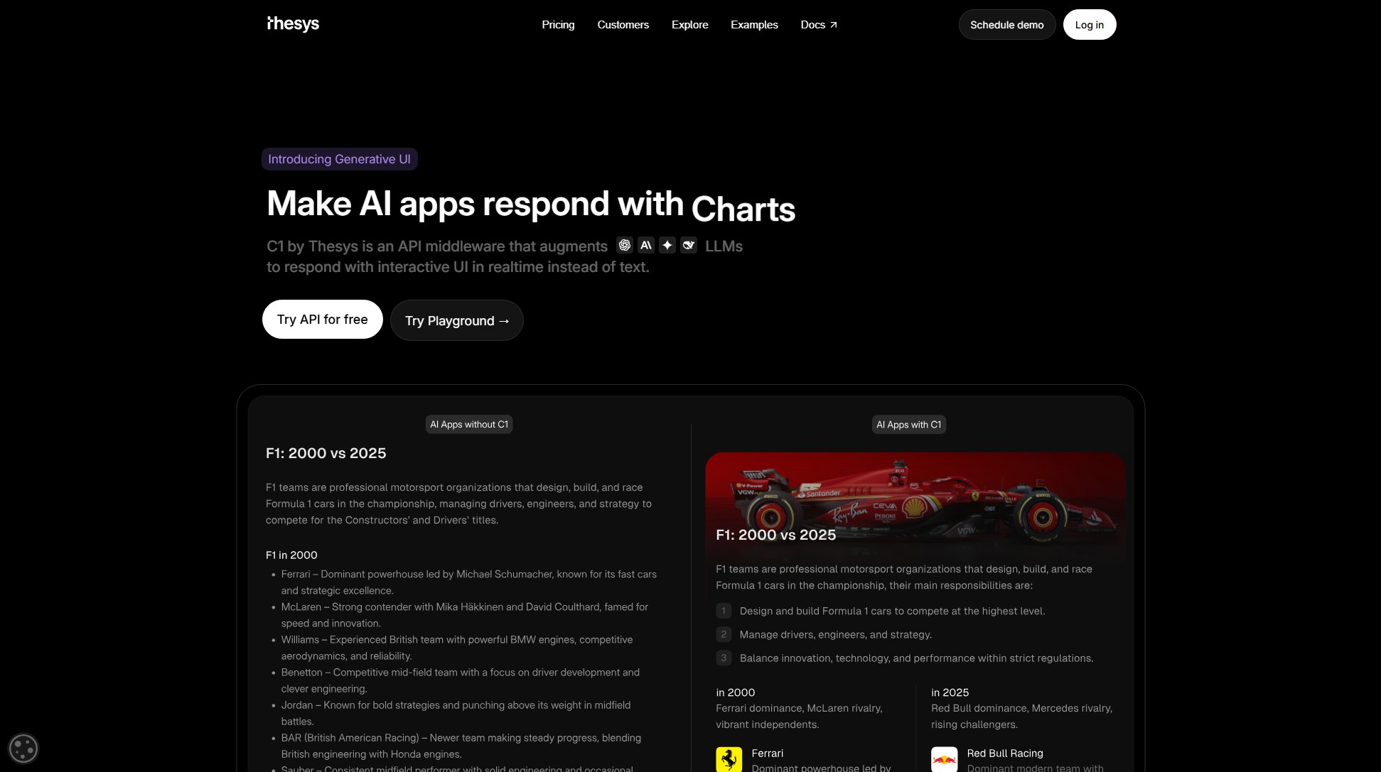 Thesys - C1 Thesys - C1 Interface & Screenshots Thesys - C1 Thesys - C1 Interface & Screenshots