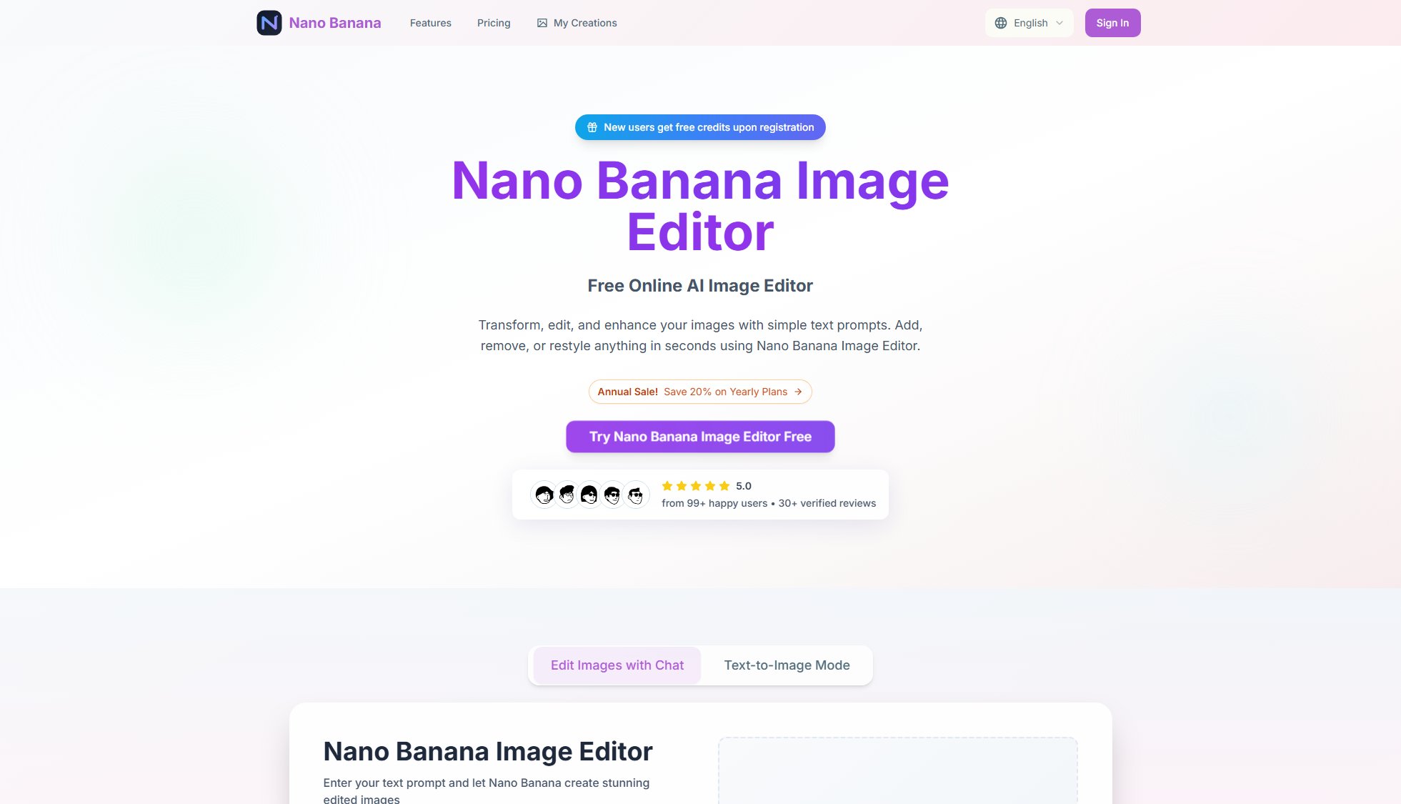 Nano Banana - AI Image Editor Screenshot Nano Banana - AI Image Editor Screenshot