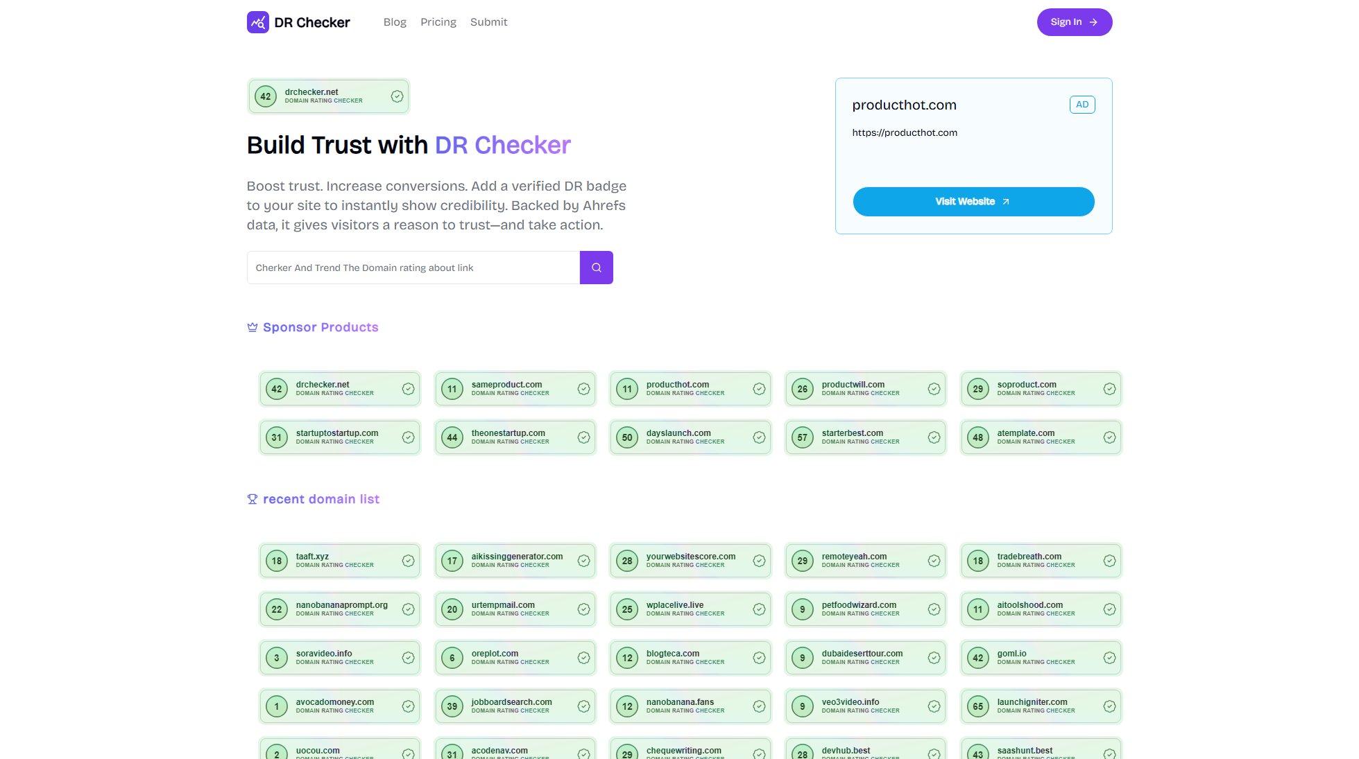 DR Checker DR Checker Interface & Screenshots DR Checker DR Checker Interface & Screenshots