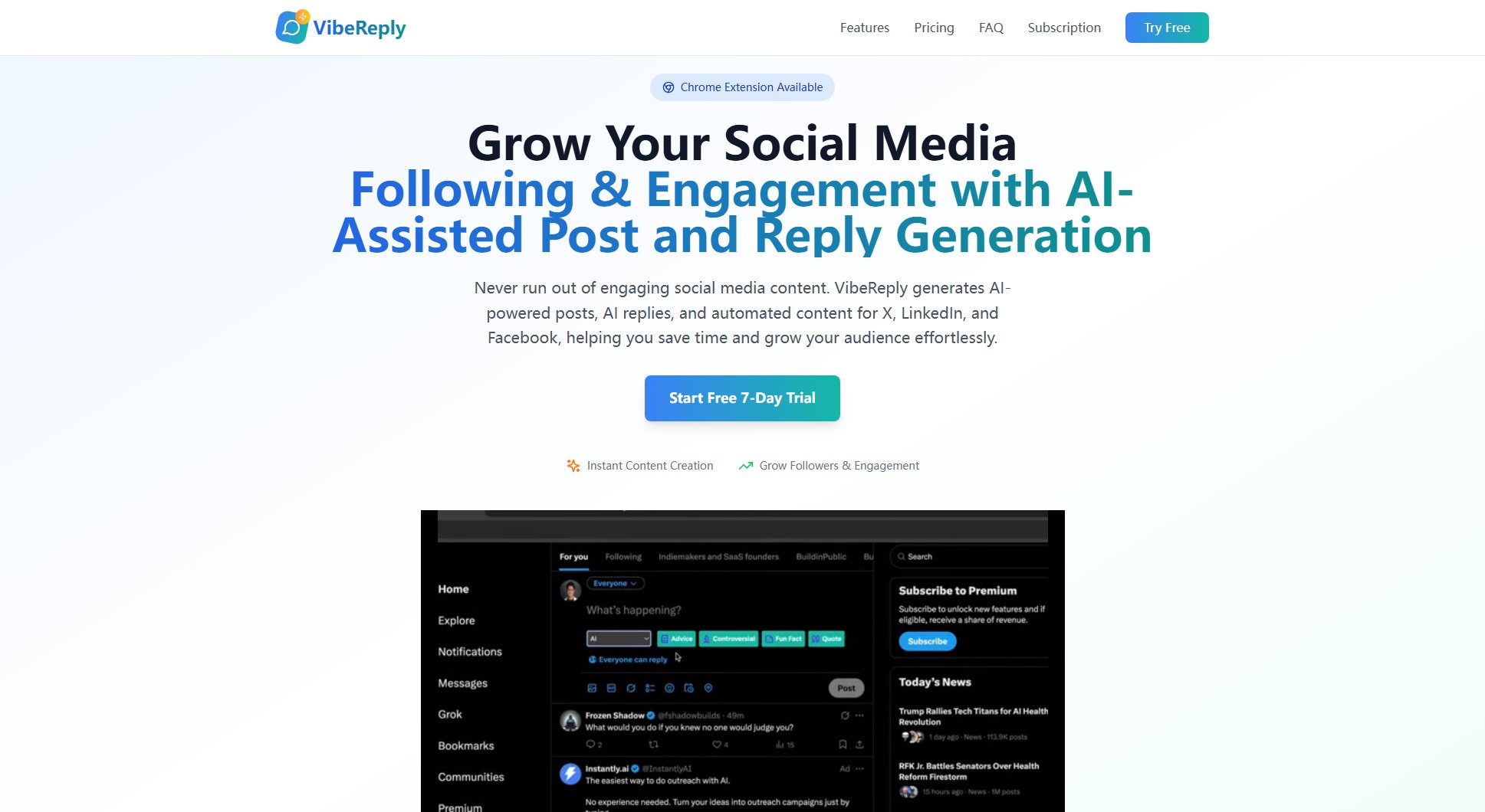 VibeReply Screenshot VibeReply Screenshot