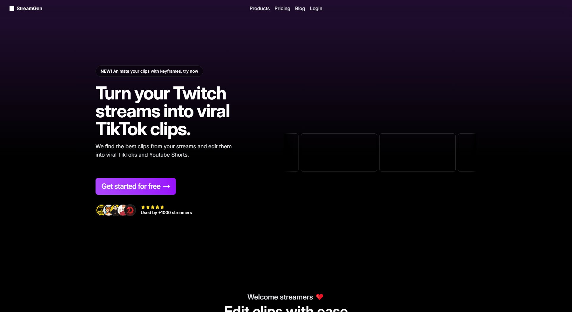 StreamGen StreamGen Interface & Screenshots