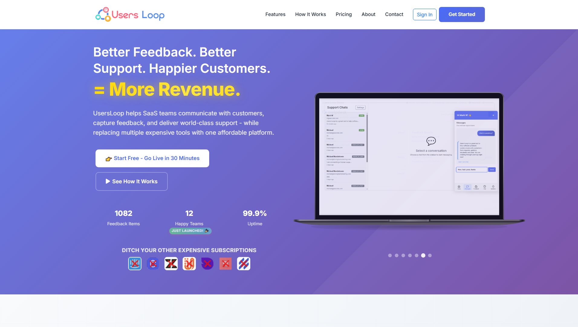 UsersLoop Screenshot