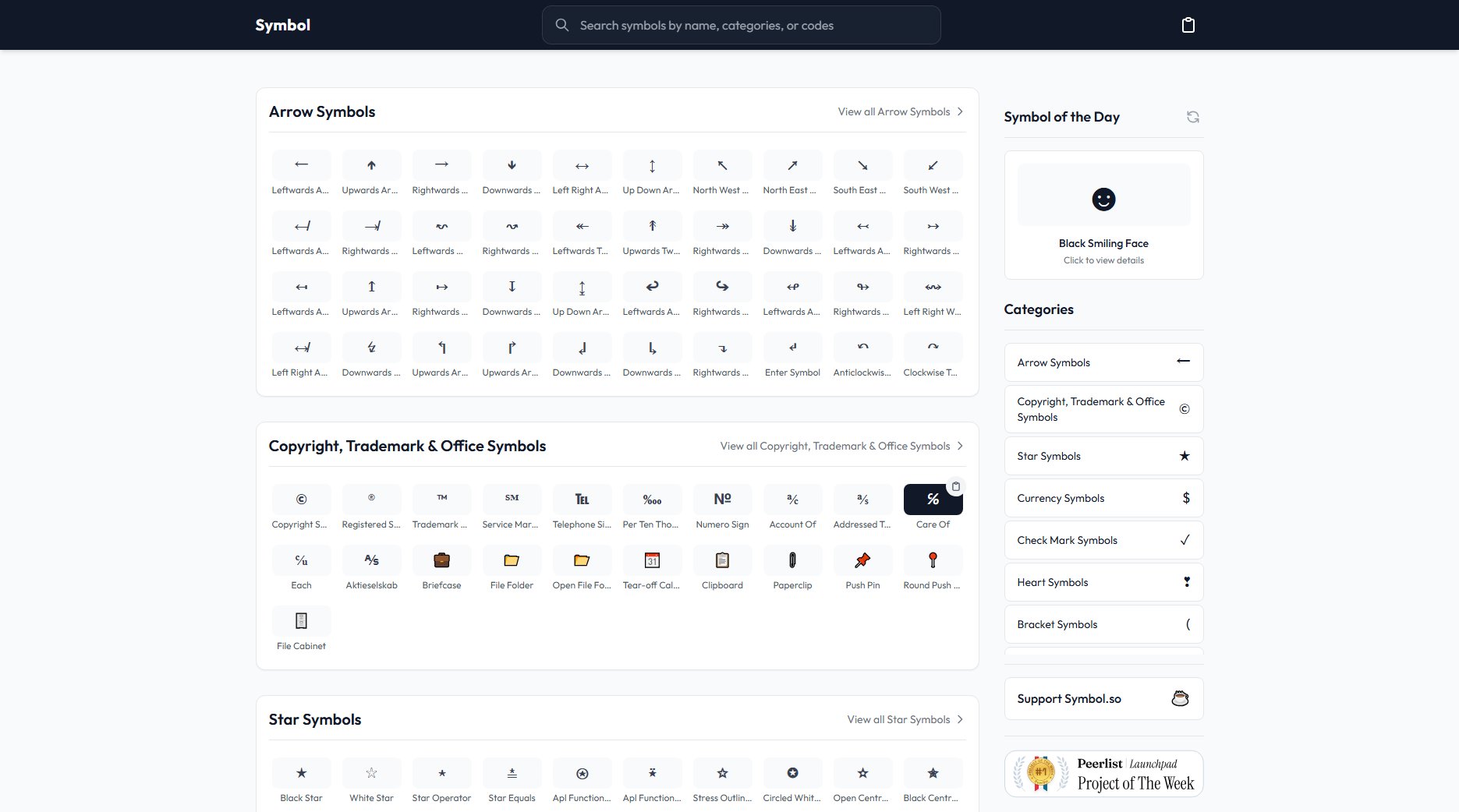 Text Symbols Copy and Paste - Cool Symbols ✿ ➹ © ✔ ✦ ❥ Screenshot
