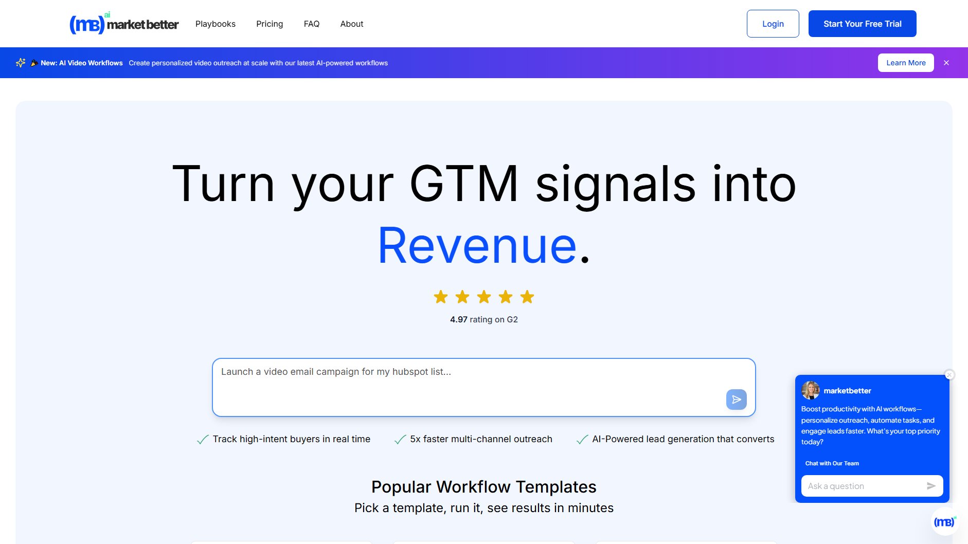 MarketBetter.ai Screenshot