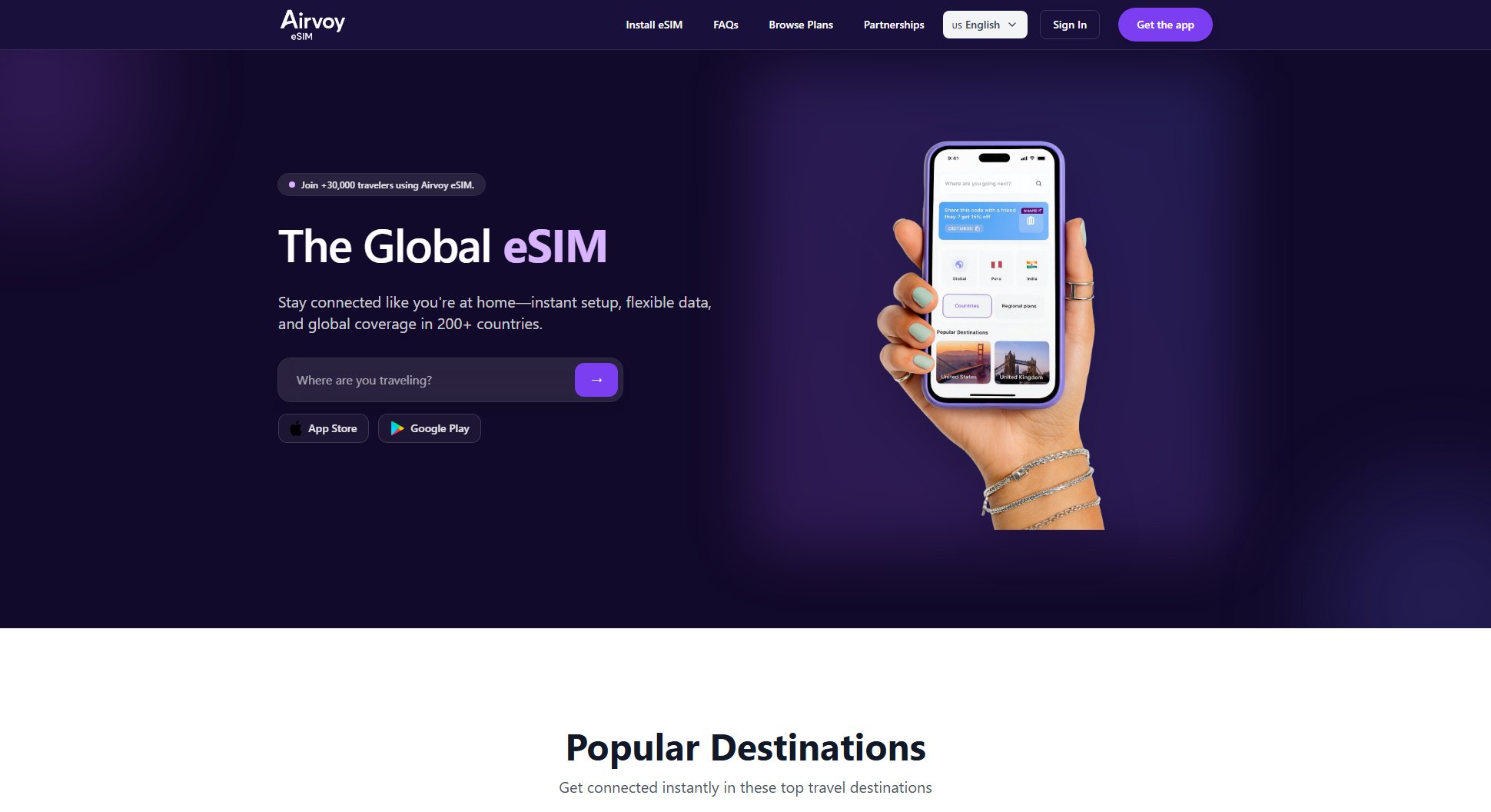 Airvoy Airvoy Interface & Screenshots