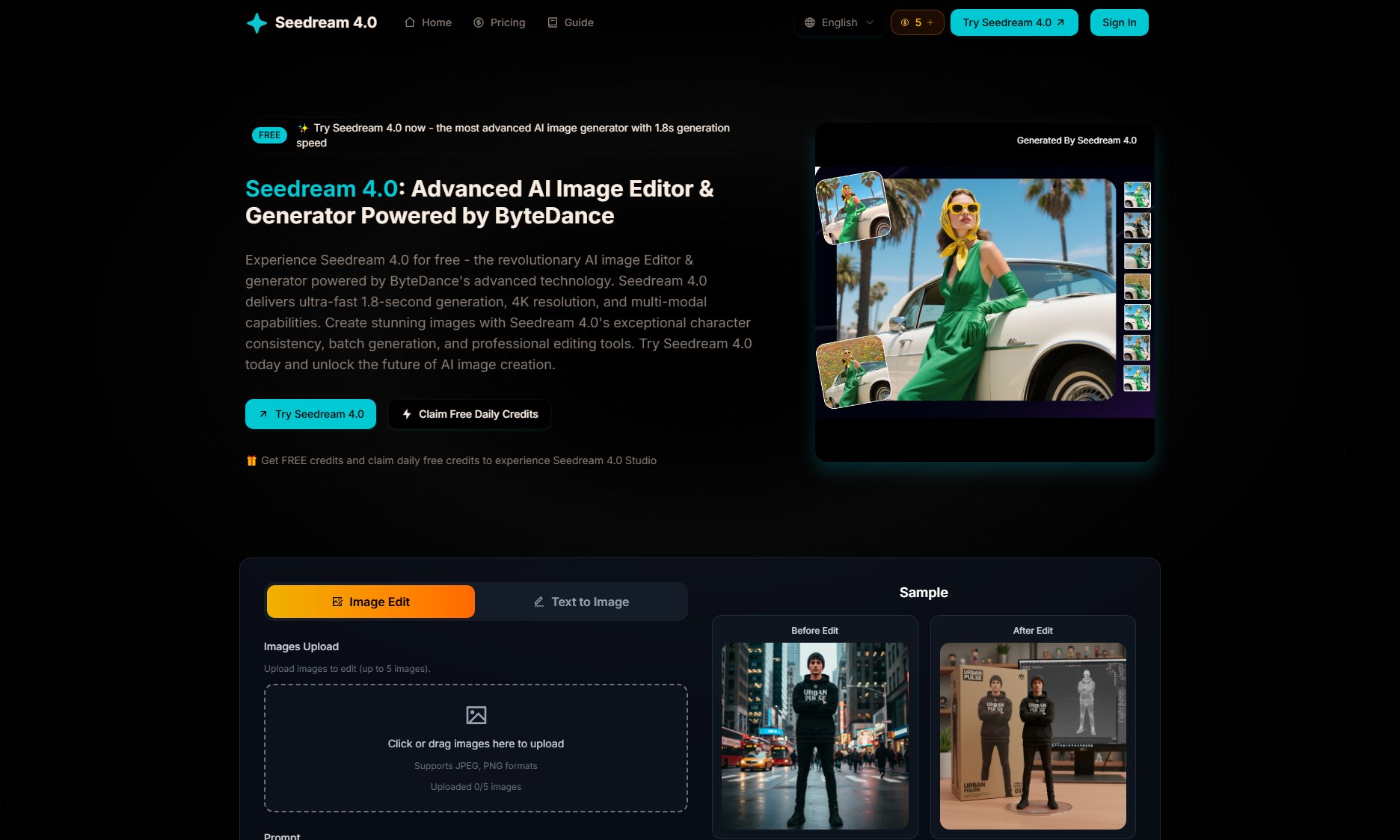 Seedream 4.0 Seedream 4.0 Interface & Screenshots