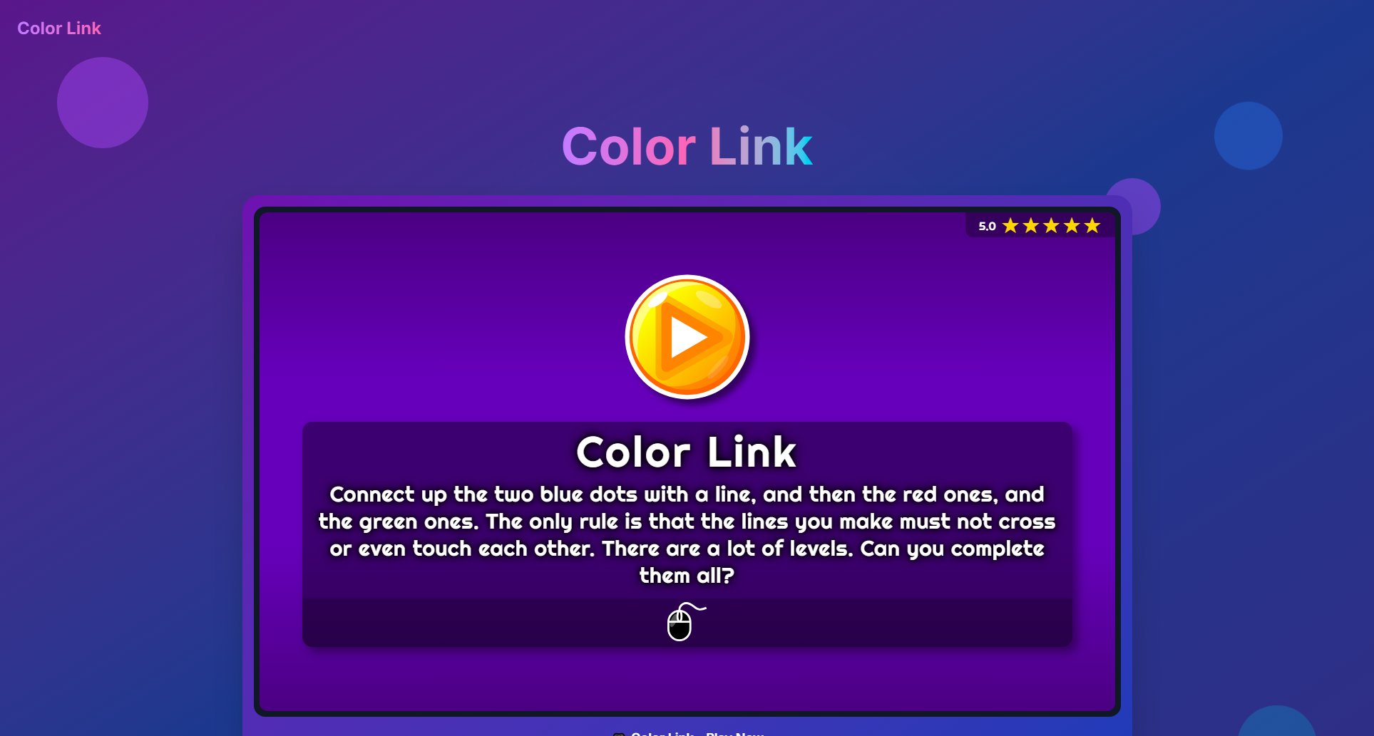 Color Link Color Link Interface & Screenshots