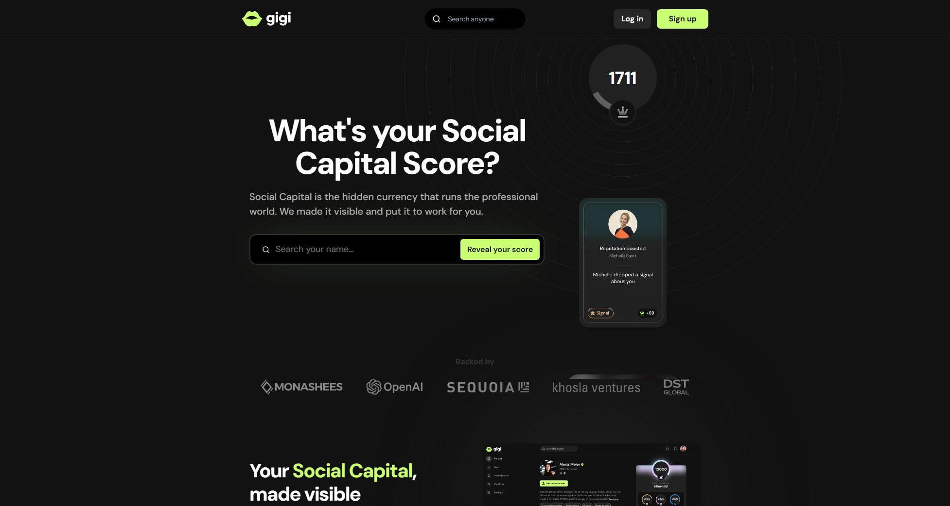 Gigi Gigi Interface & Screenshots Gigi Gigi Interface & Screenshots