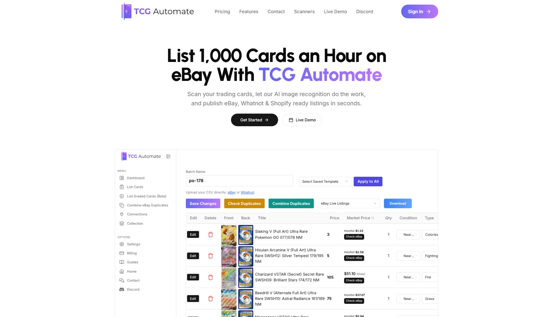 TCG Automate TCG Automate Interface & Screenshots