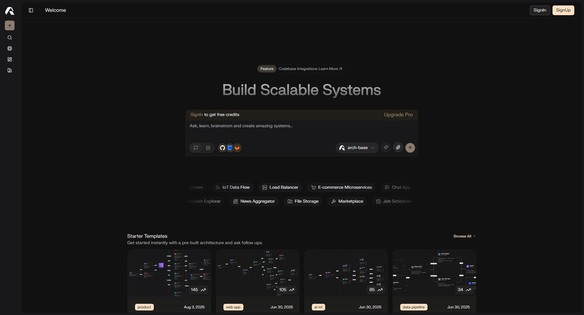 Architech Architech Interface & Screenshots Architech Architech Interface & Screenshots