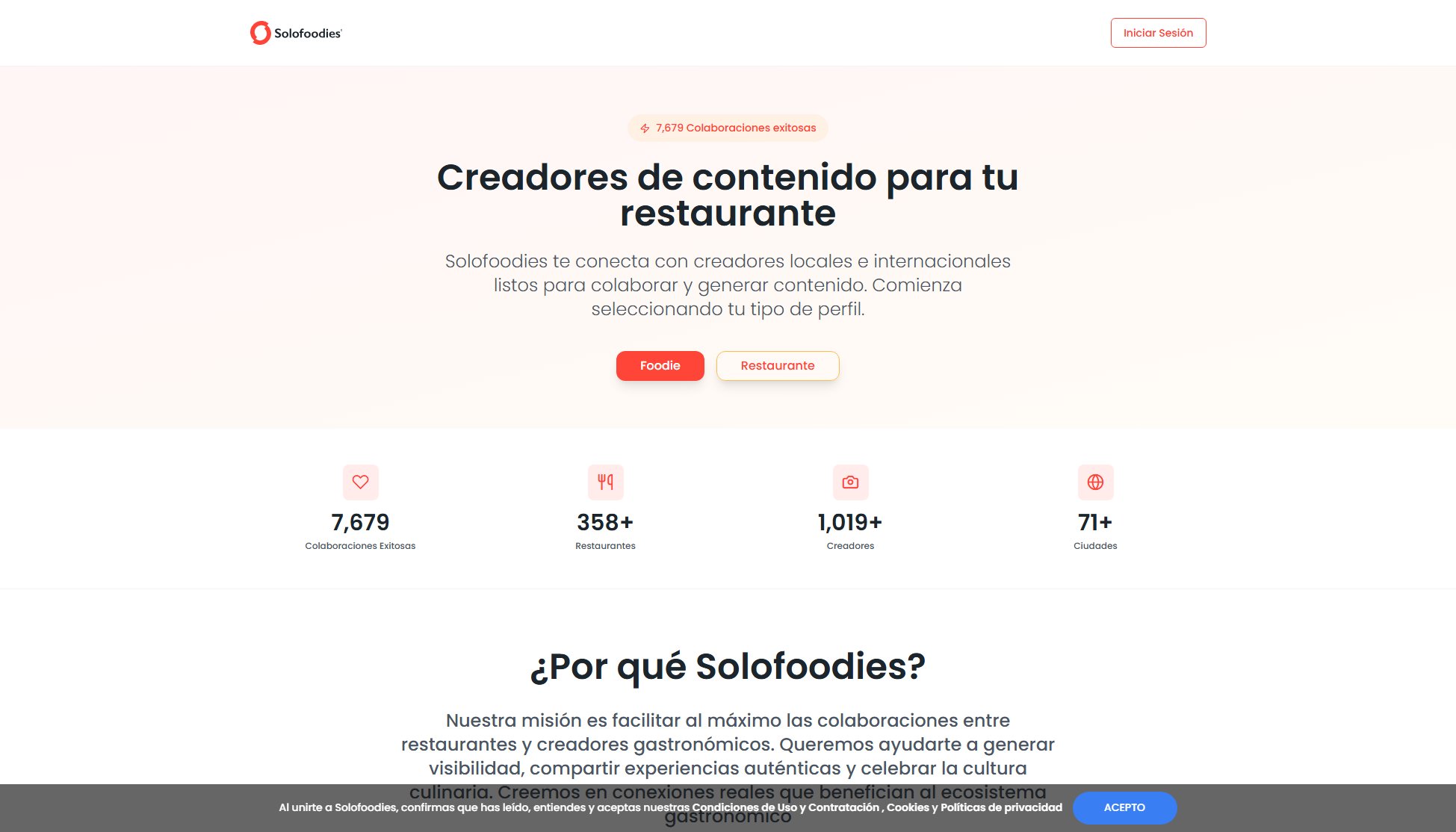 Solofoodies Solofoodies Interface & Screenshots