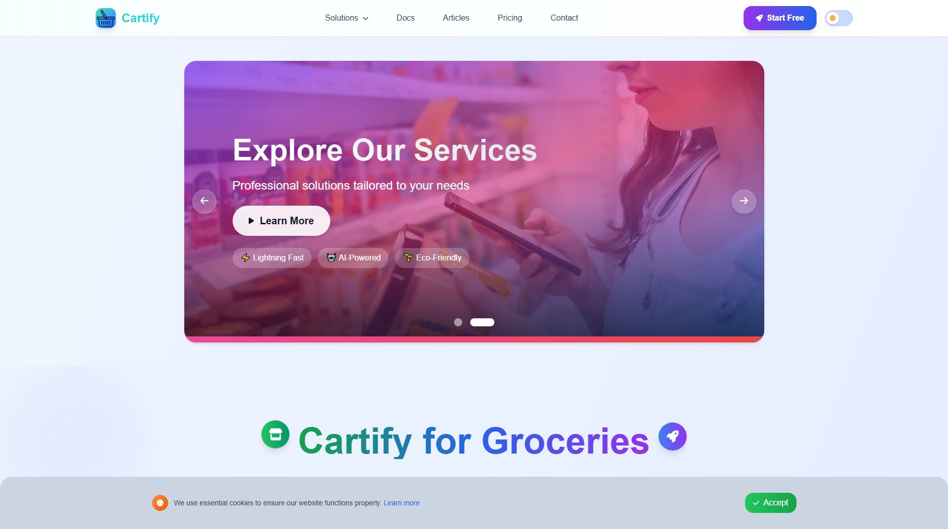 Cartify Cartify Interface & Screenshots Cartify Cartify Interface & Screenshots