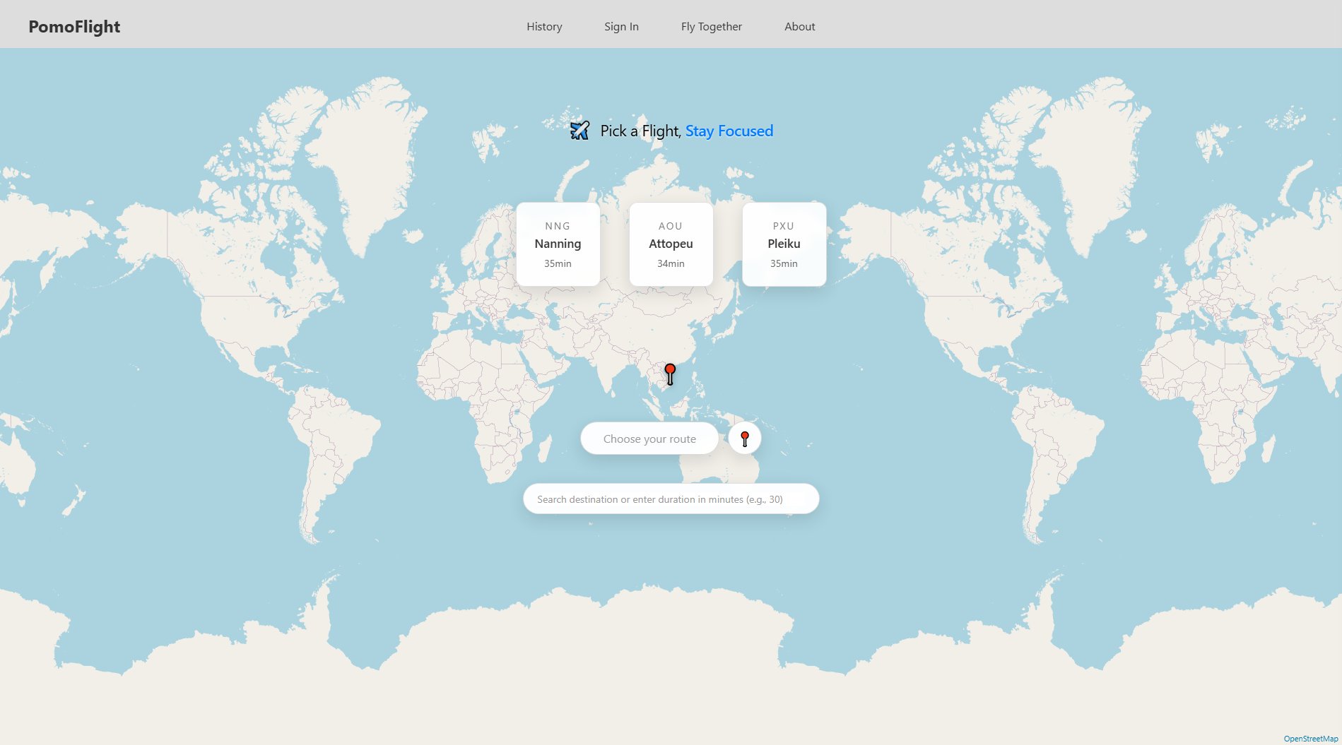 Pomoflight Pomoflight Interface & Screenshots Pomoflight Pomoflight Interface & Screenshots