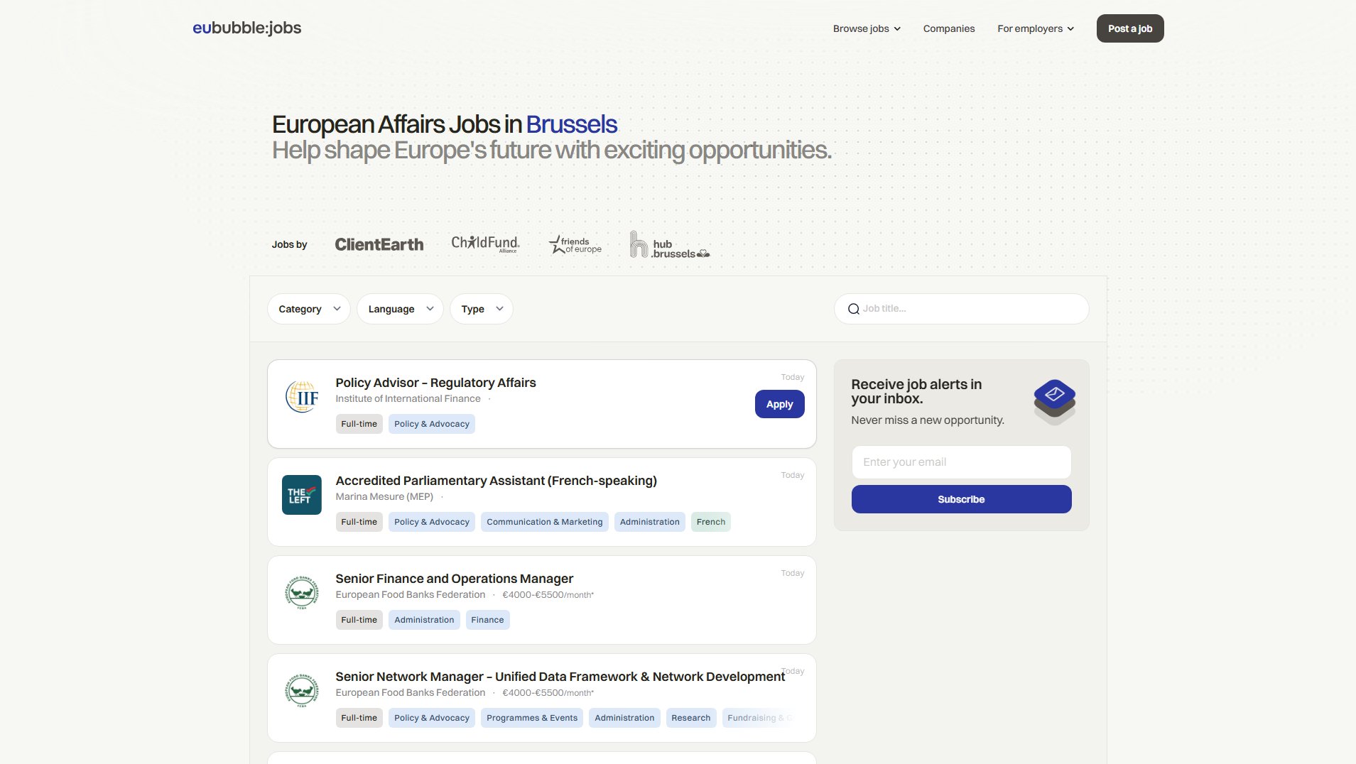 EU Bubble Jobs EU Bubble Jobs Interface & Screenshots EU Bubble Jobs EU Bubble Jobs Interface & Screenshots