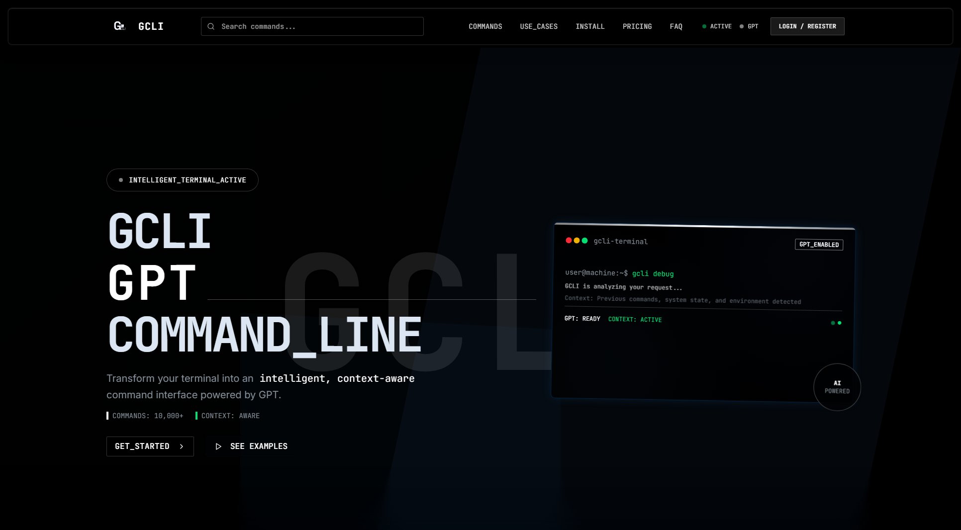 GCLI - GPT Command Line Interface GCLI - GPT Command Line Interface Interface & Screenshots