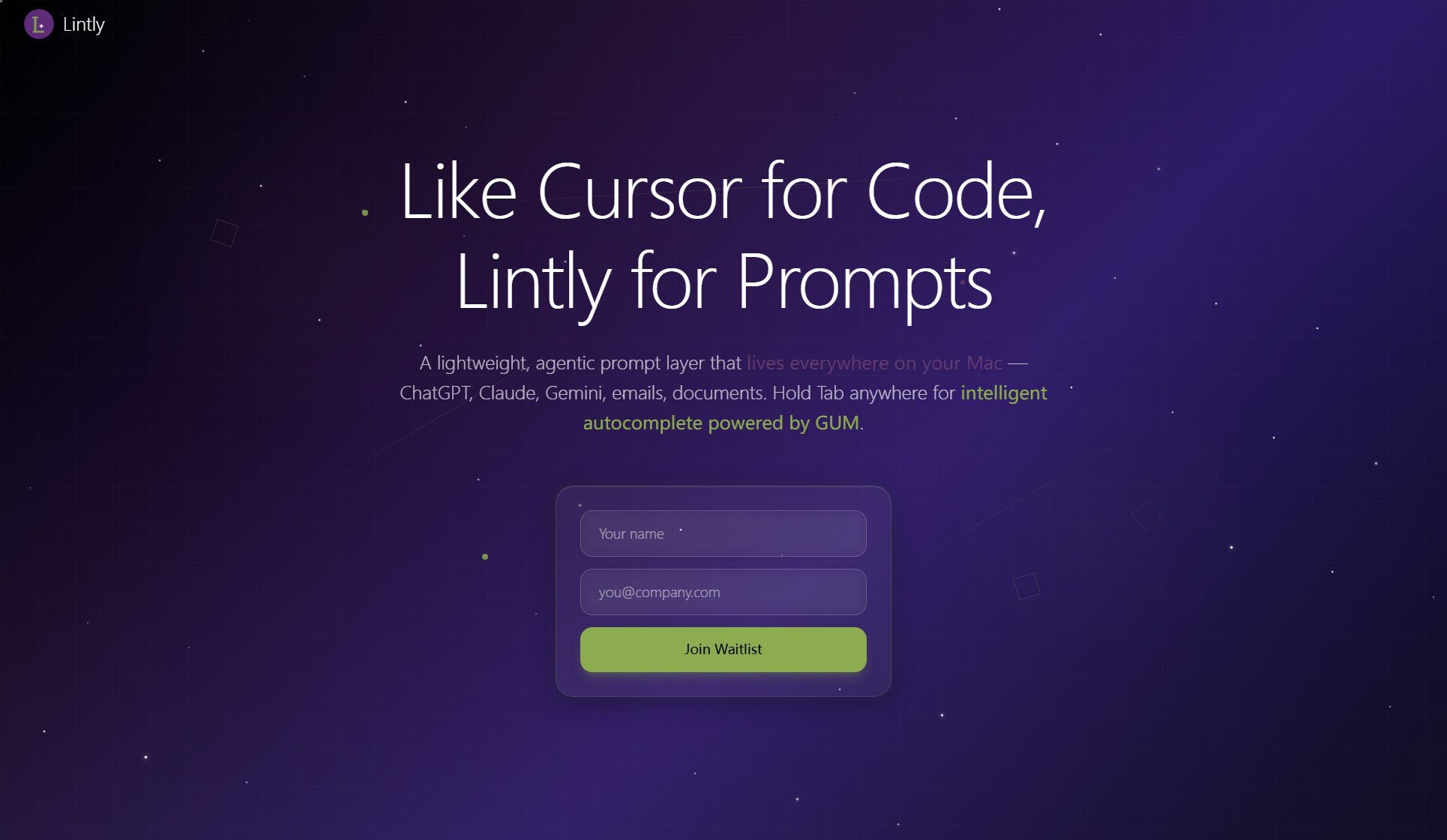 Lintly Lintly Interface & Screenshots Lintly Lintly Interface & Screenshots