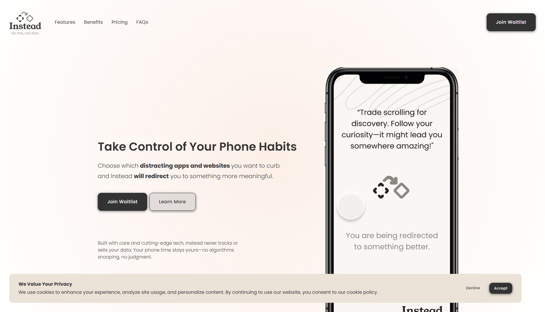 Instead App Instead App Interface & Screenshots Instead App Instead App Interface & Screenshots