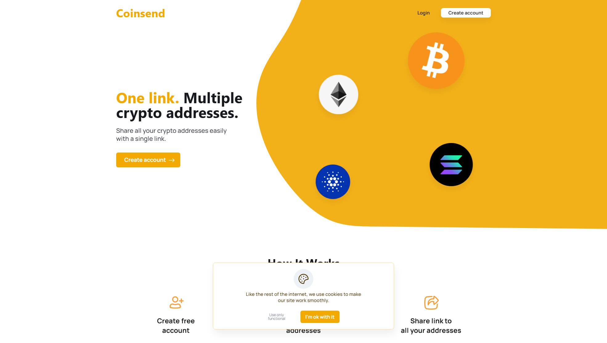 Coinsend Coinsend Interface & Screenshots Coinsend Coinsend Interface & Screenshots