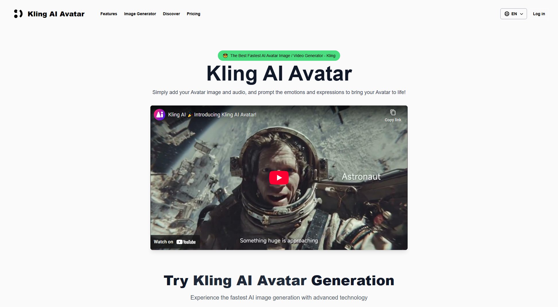 Kling AI Avatar Kling AI Avatar Interface & Screenshots