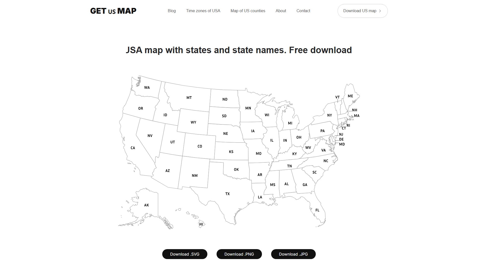 US Map With States US Map With States Interface & Screenshots