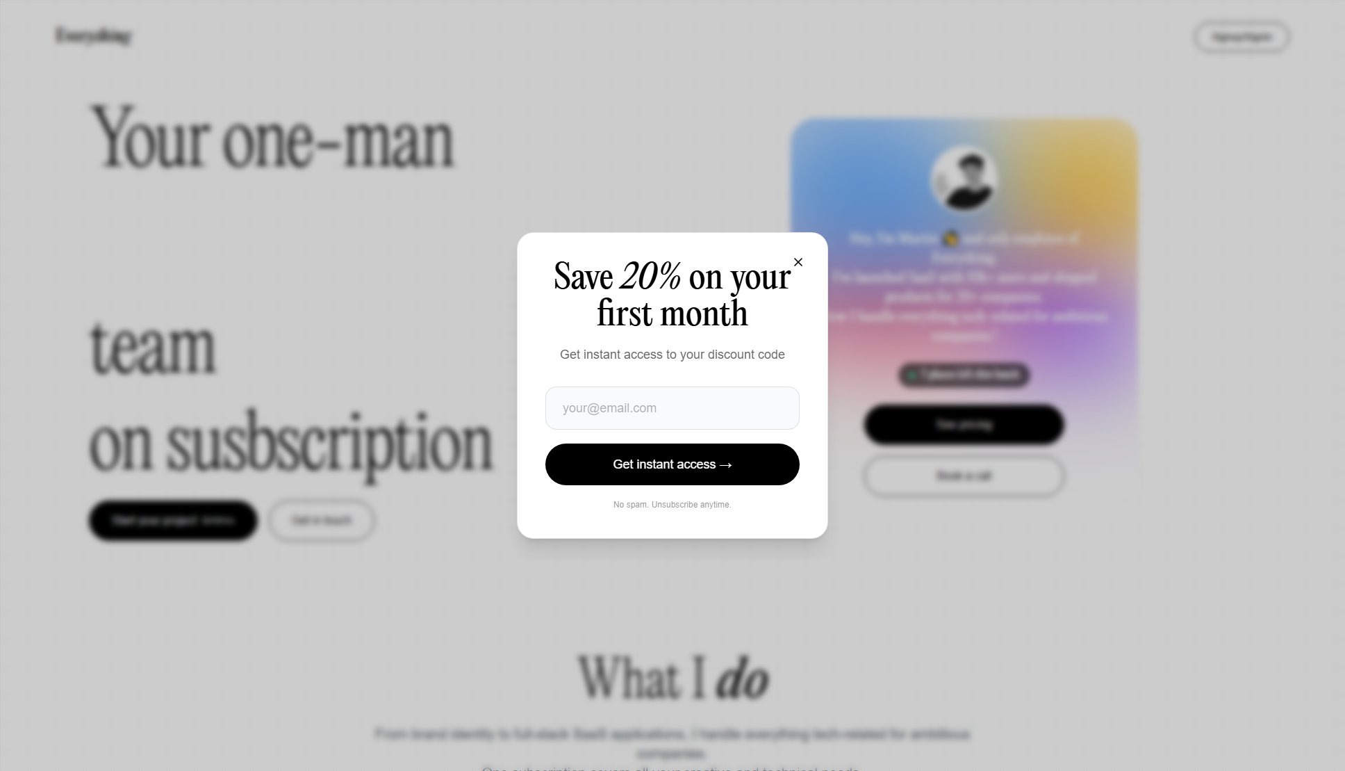 Everything Everything Interface & Screenshots