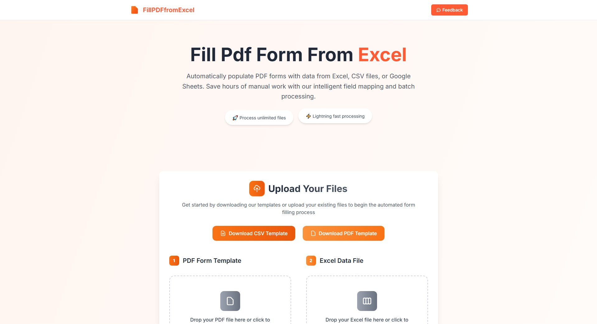 FillPDFfromExcel Screenshot