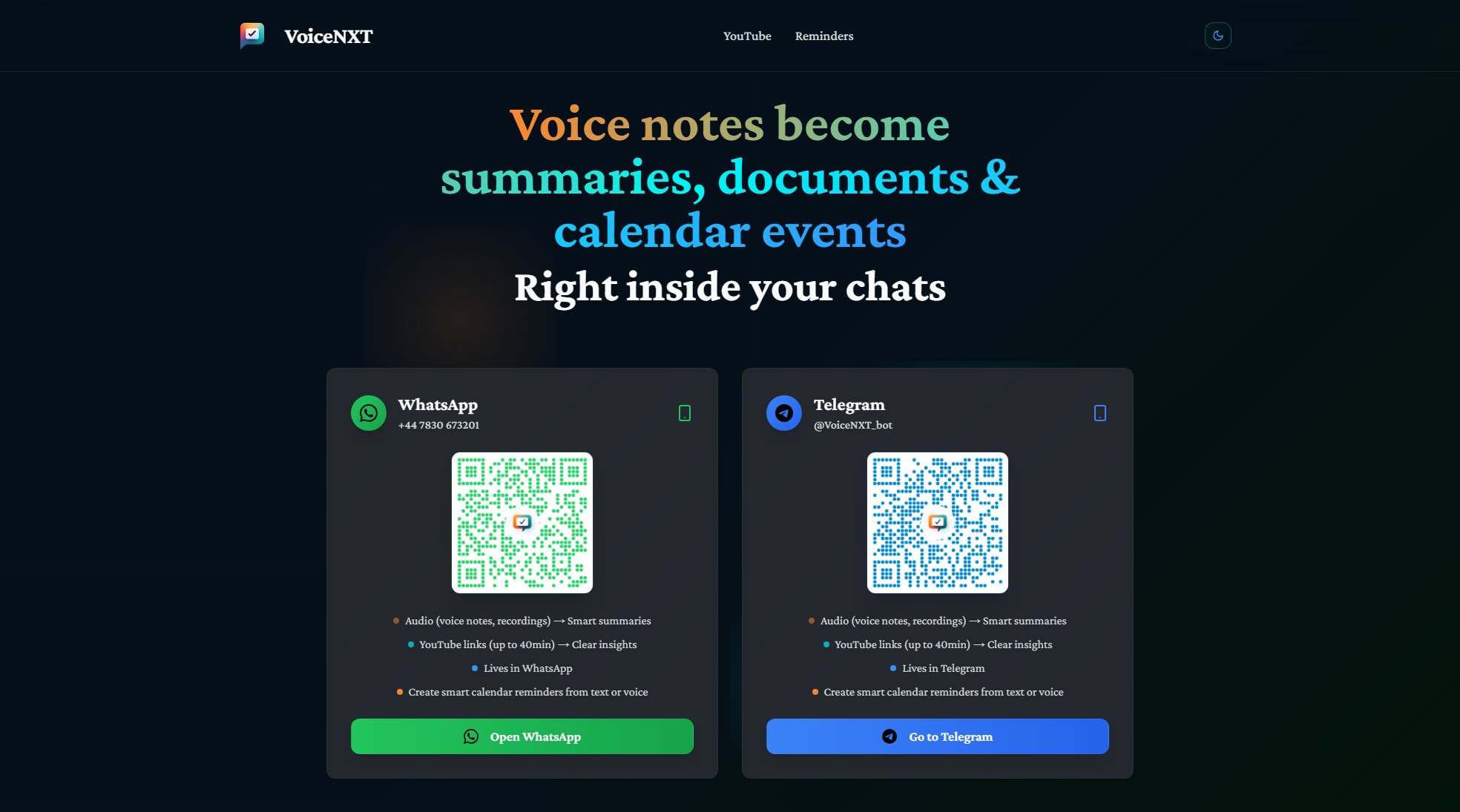 VoiceNXT VoiceNXT Interface & Screenshots VoiceNXT VoiceNXT Interface & Screenshots