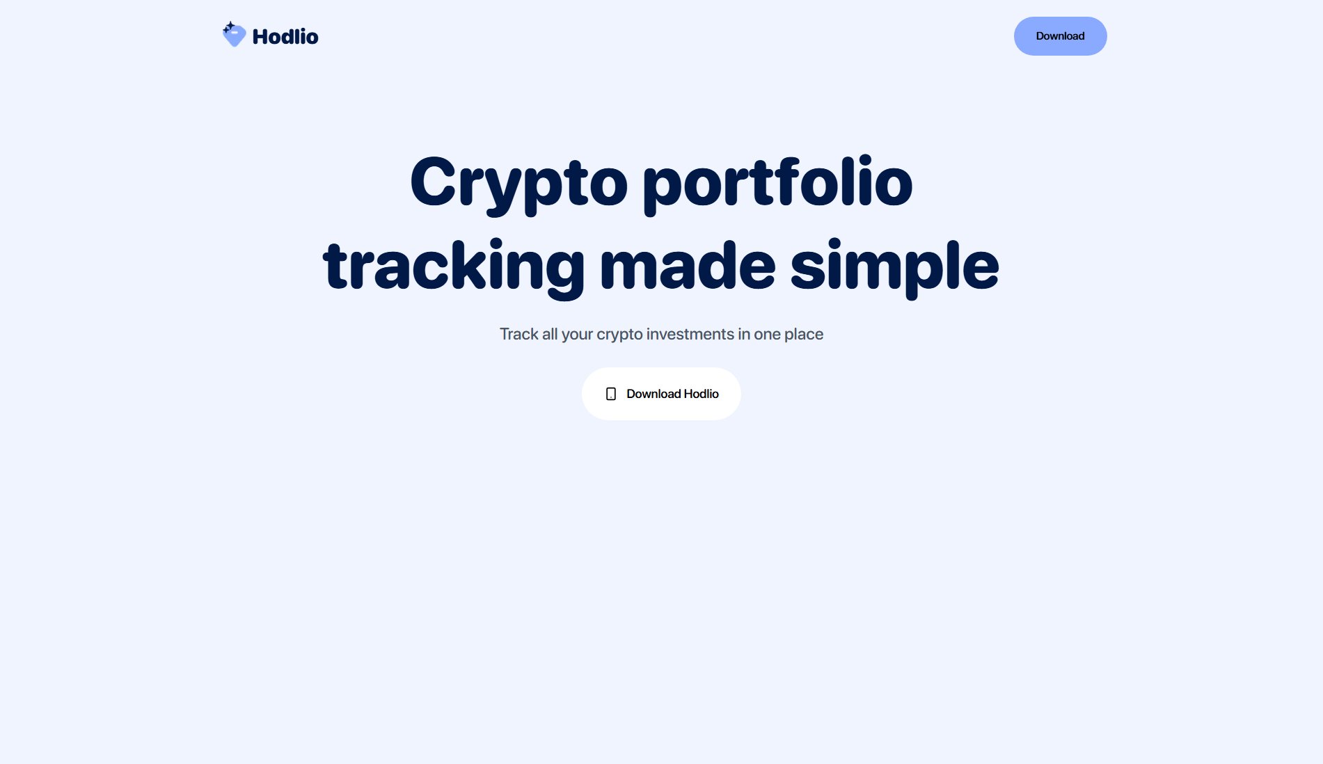 Hodlio Hodlio Interface & Screenshots Hodlio Hodlio Interface & Screenshots