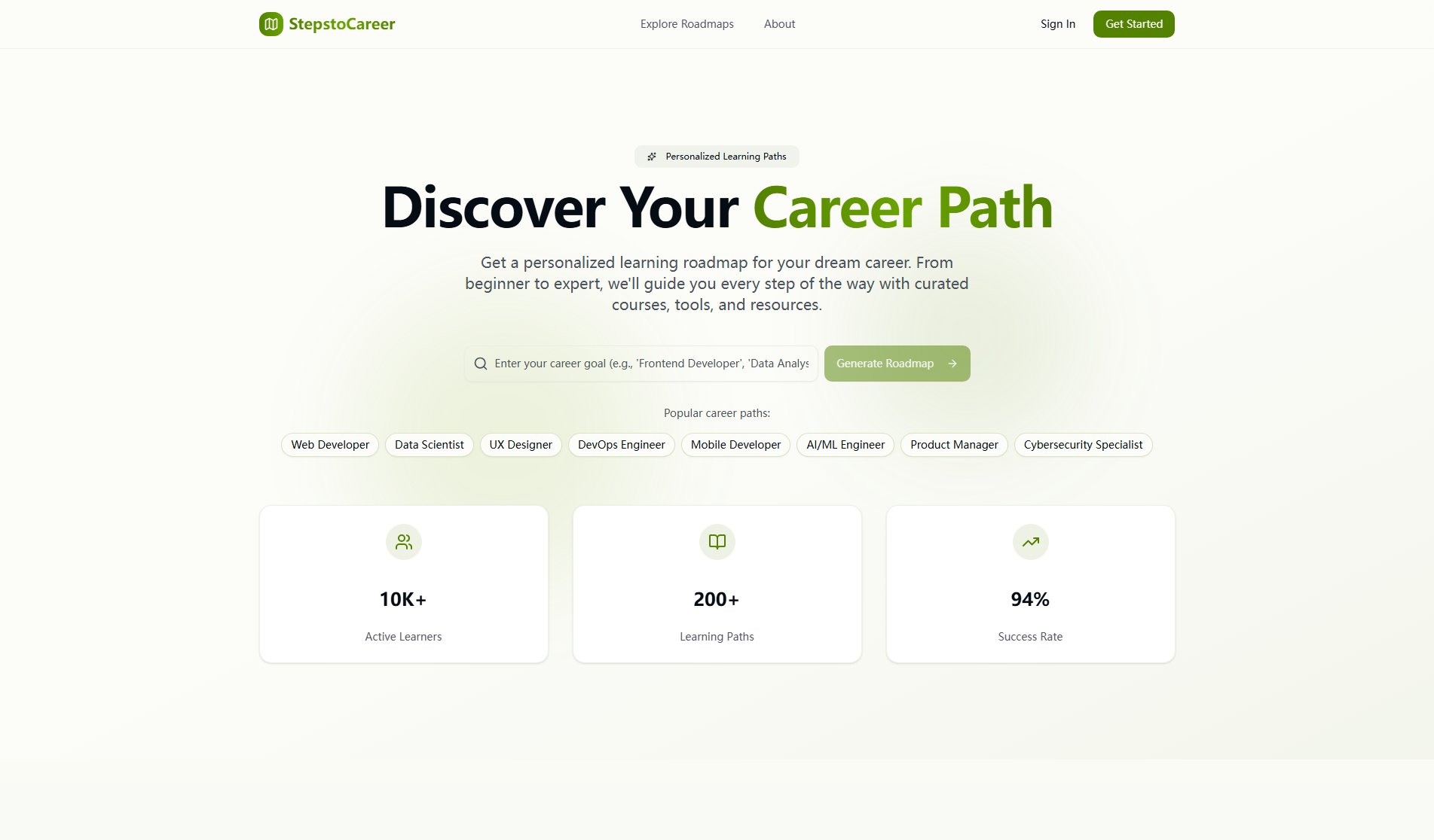 StepstoCareer Screenshot