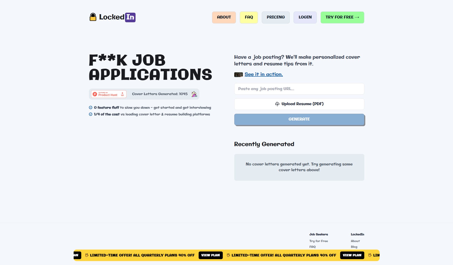 LockedIn LockedIn Interface & Screenshots