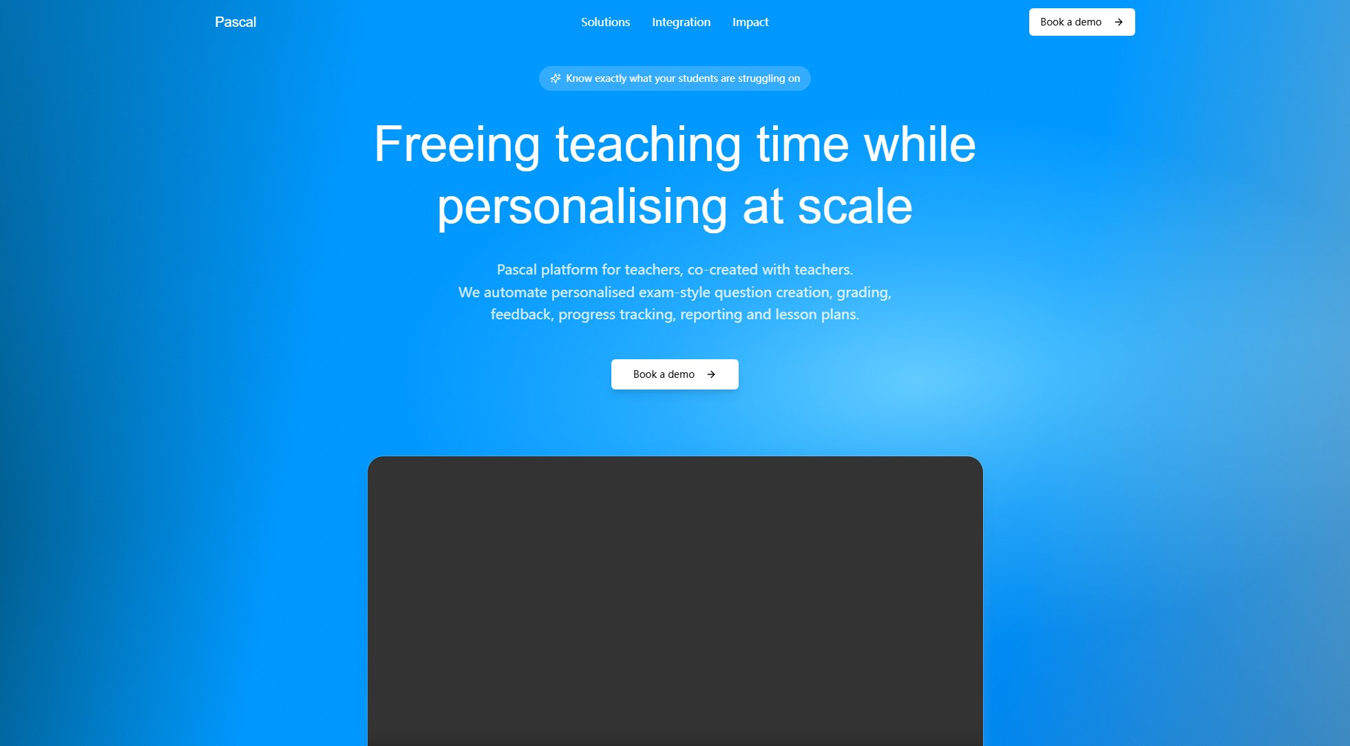 Pascal Education Platform Pascal Education Platform Interface & Screenshots