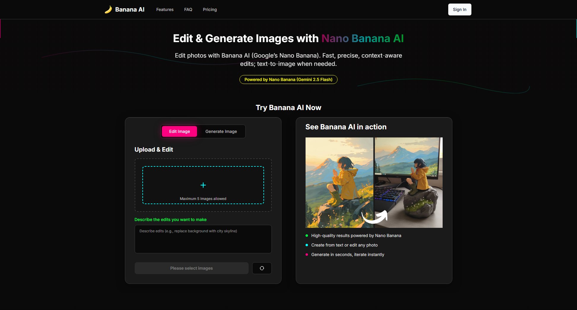 Nano Banana AI Nano Banana AI Interface & Screenshots Nano Banana AI Nano Banana AI Interface & Screenshots