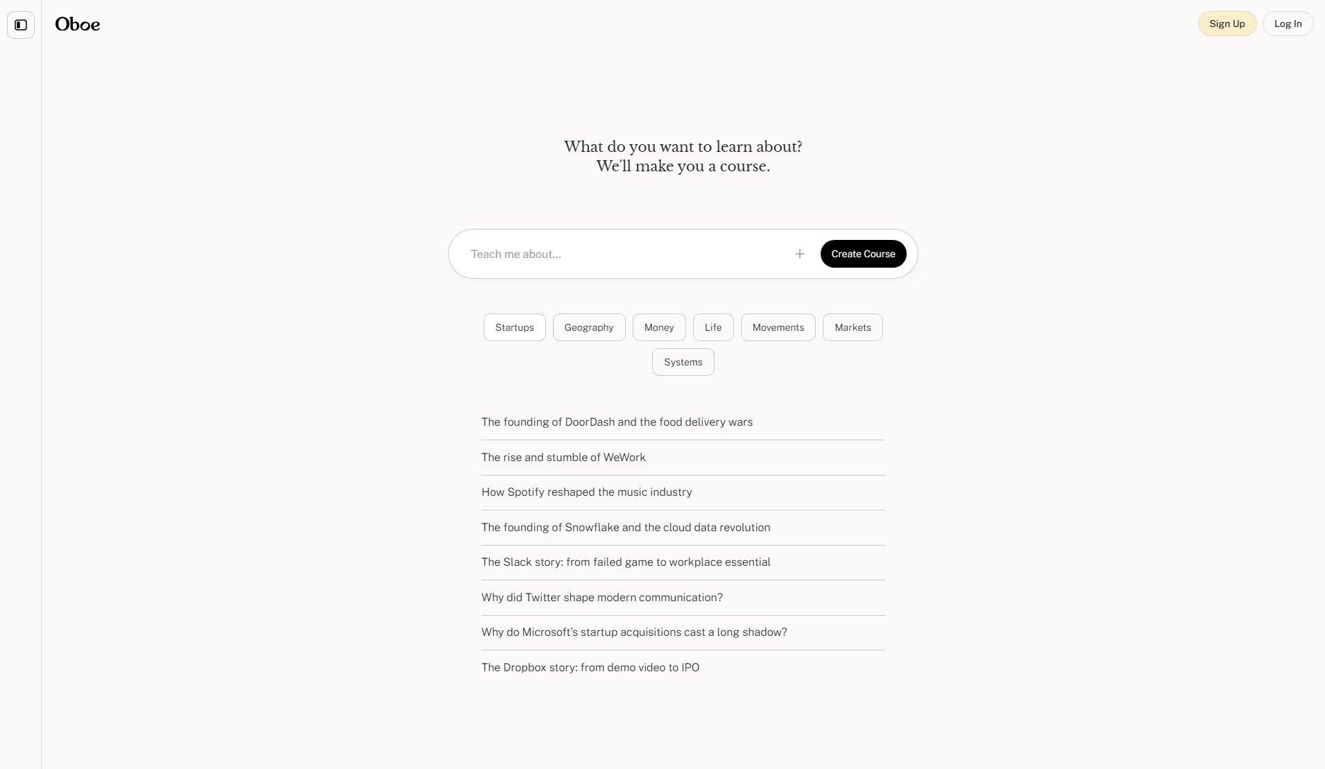 Oboe Oboe Interface & Screenshots Oboe Oboe Interface & Screenshots