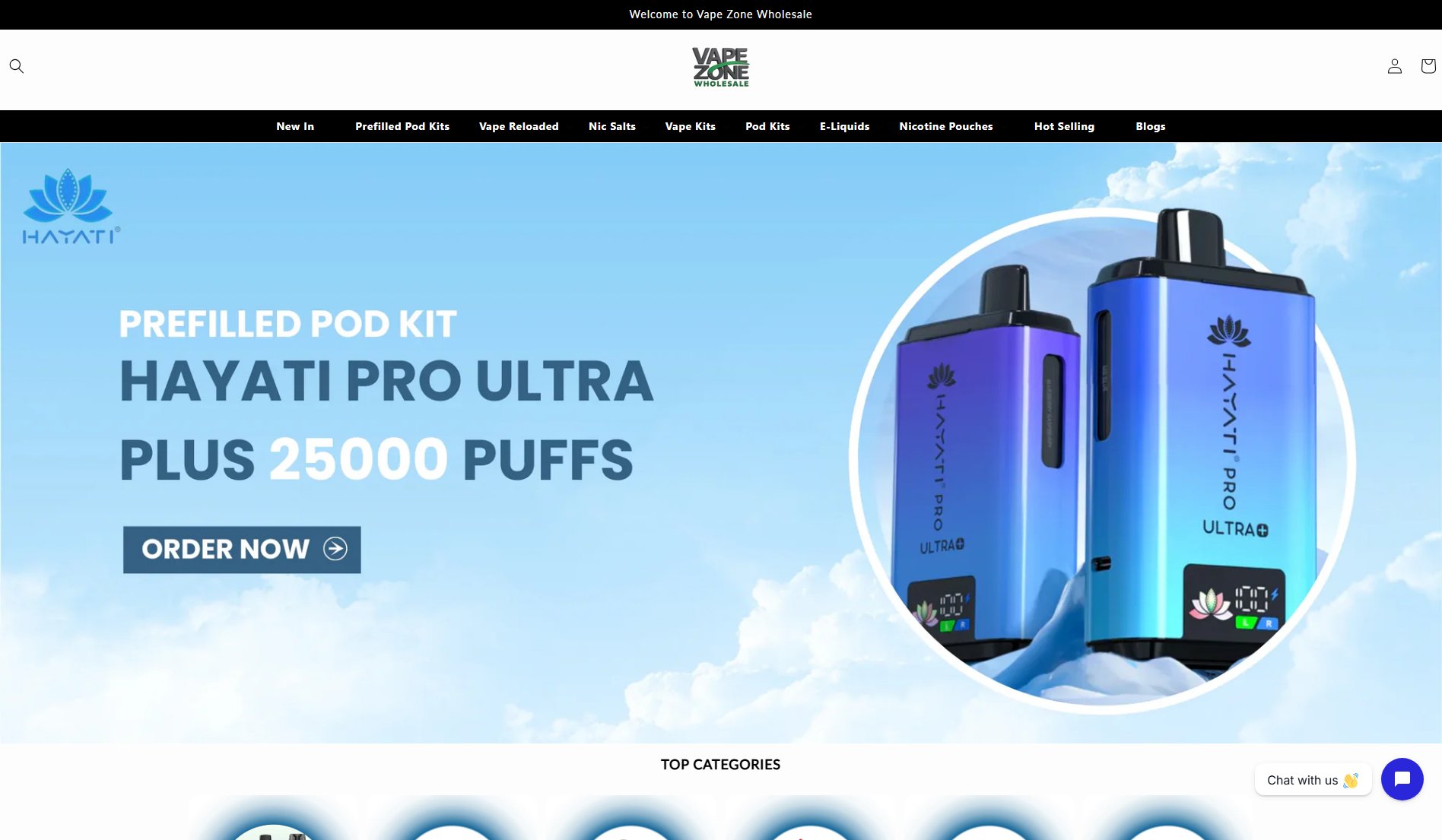 Vape Zone Wholesale Vape Zone Wholesale Interface & Screenshots