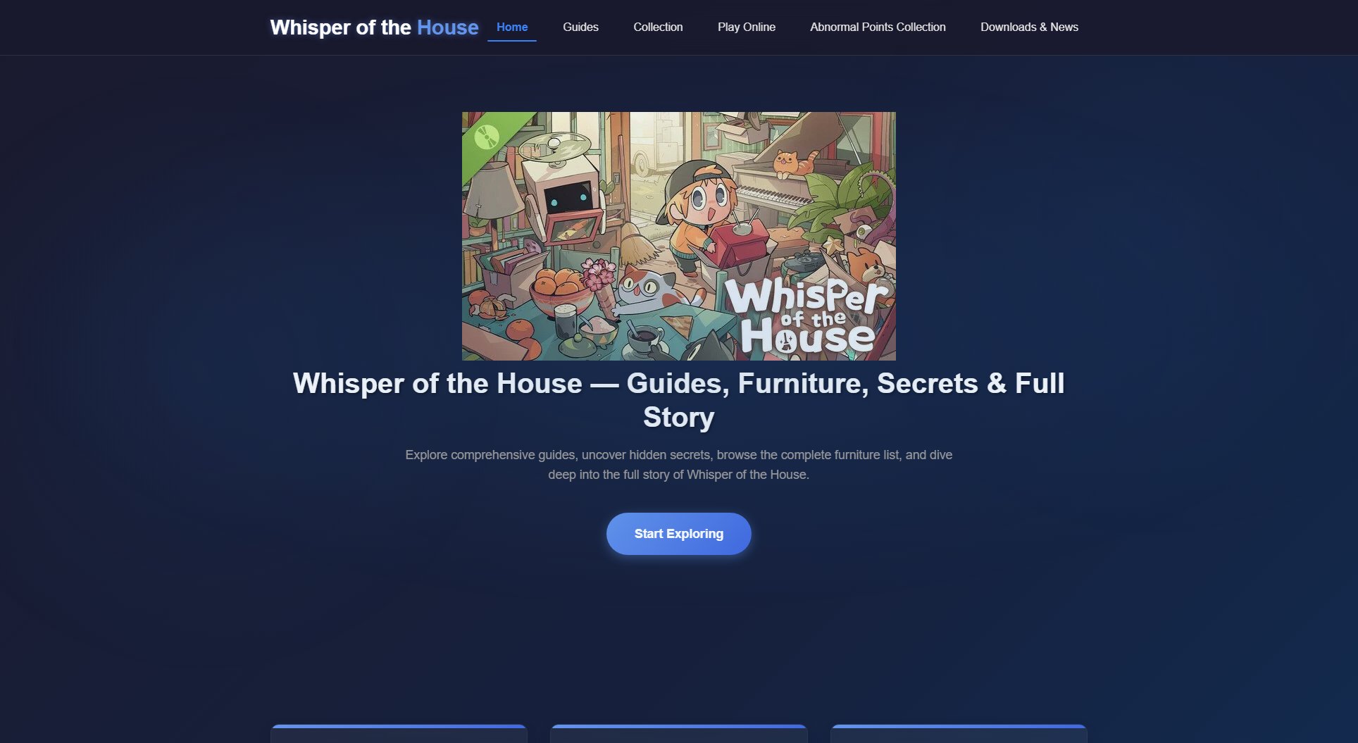 Whisper of the House Whisper of the House Interface & Screenshots Whisper of the House Whisper of the House Interface & Screenshots